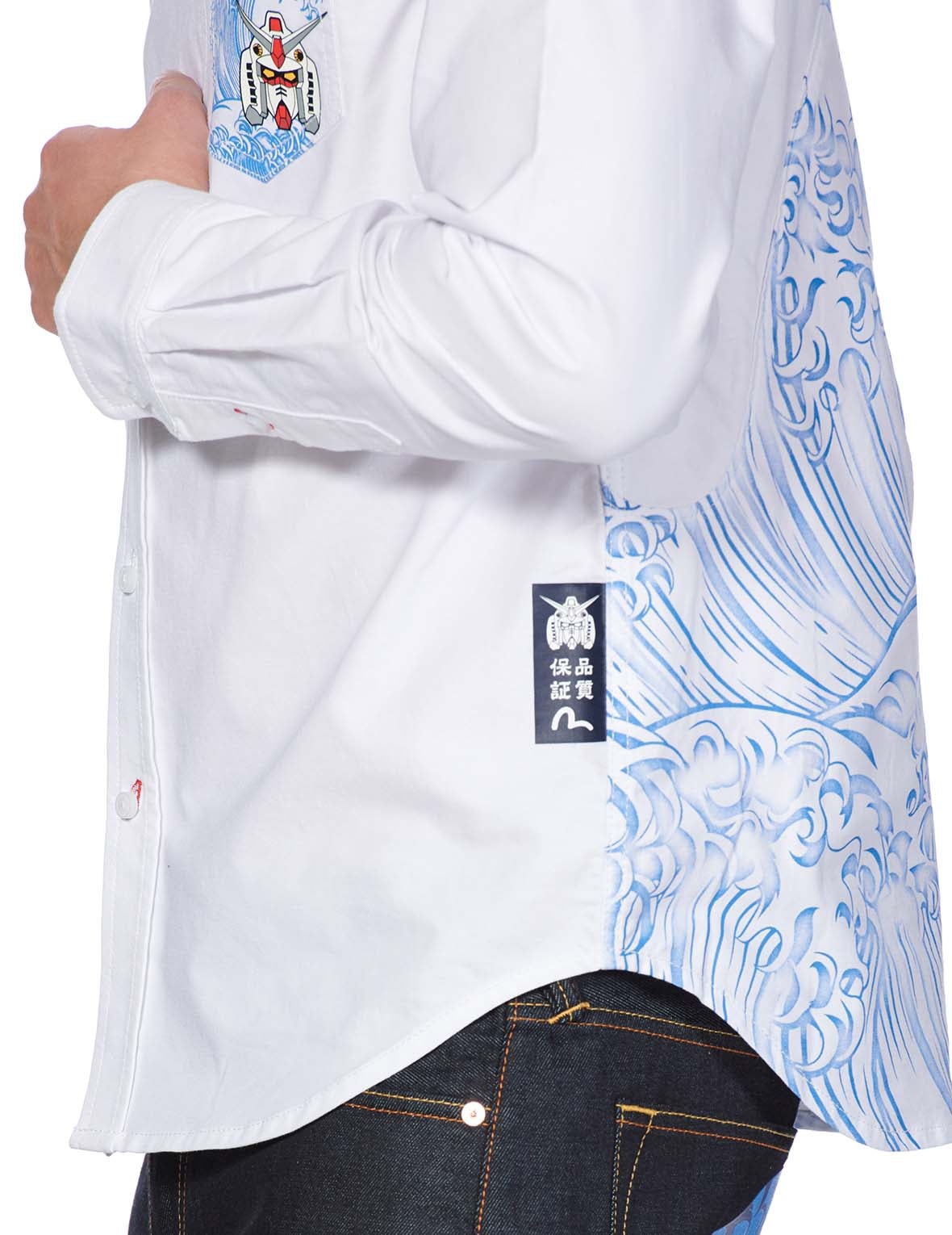 Seagull-inserted RX-78-2 GUNDAM Printed Shirt - 9