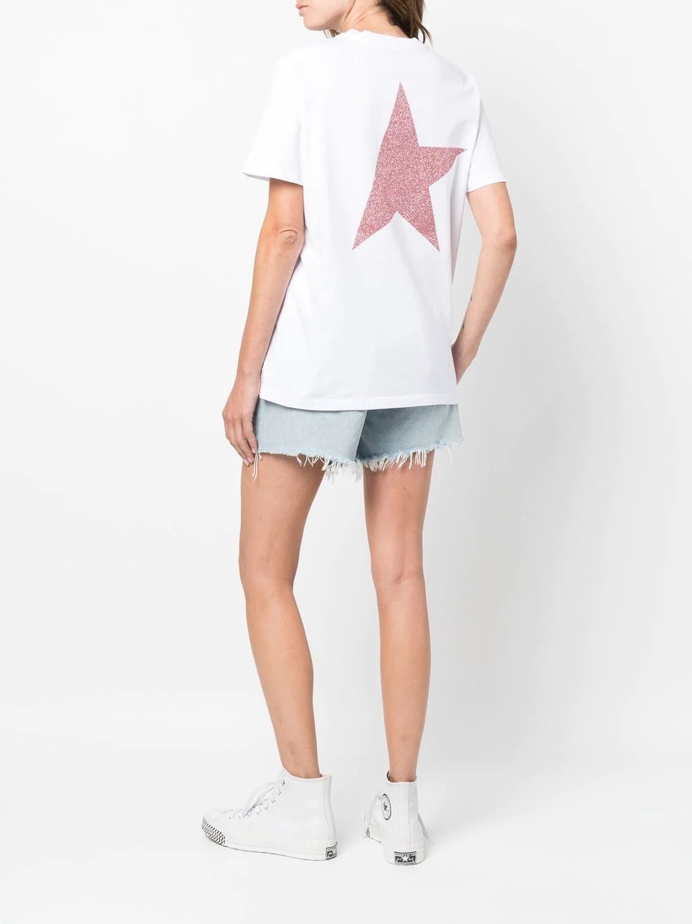 star logo-print T-shirt - 2