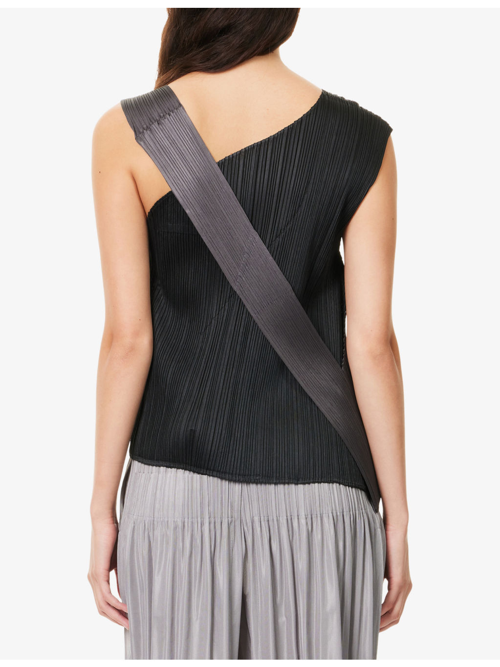 Pointe Asymmetric Woven Top - 4