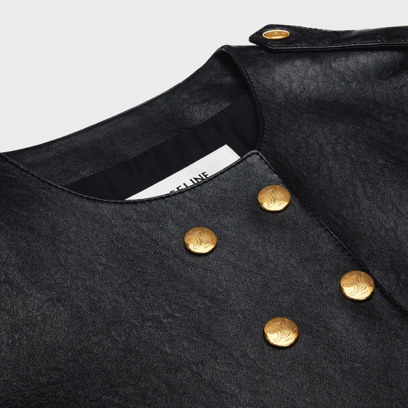 LONG “CHASSEUR” JACKET IN SOFT ENGLISH LAMBSKIN 3