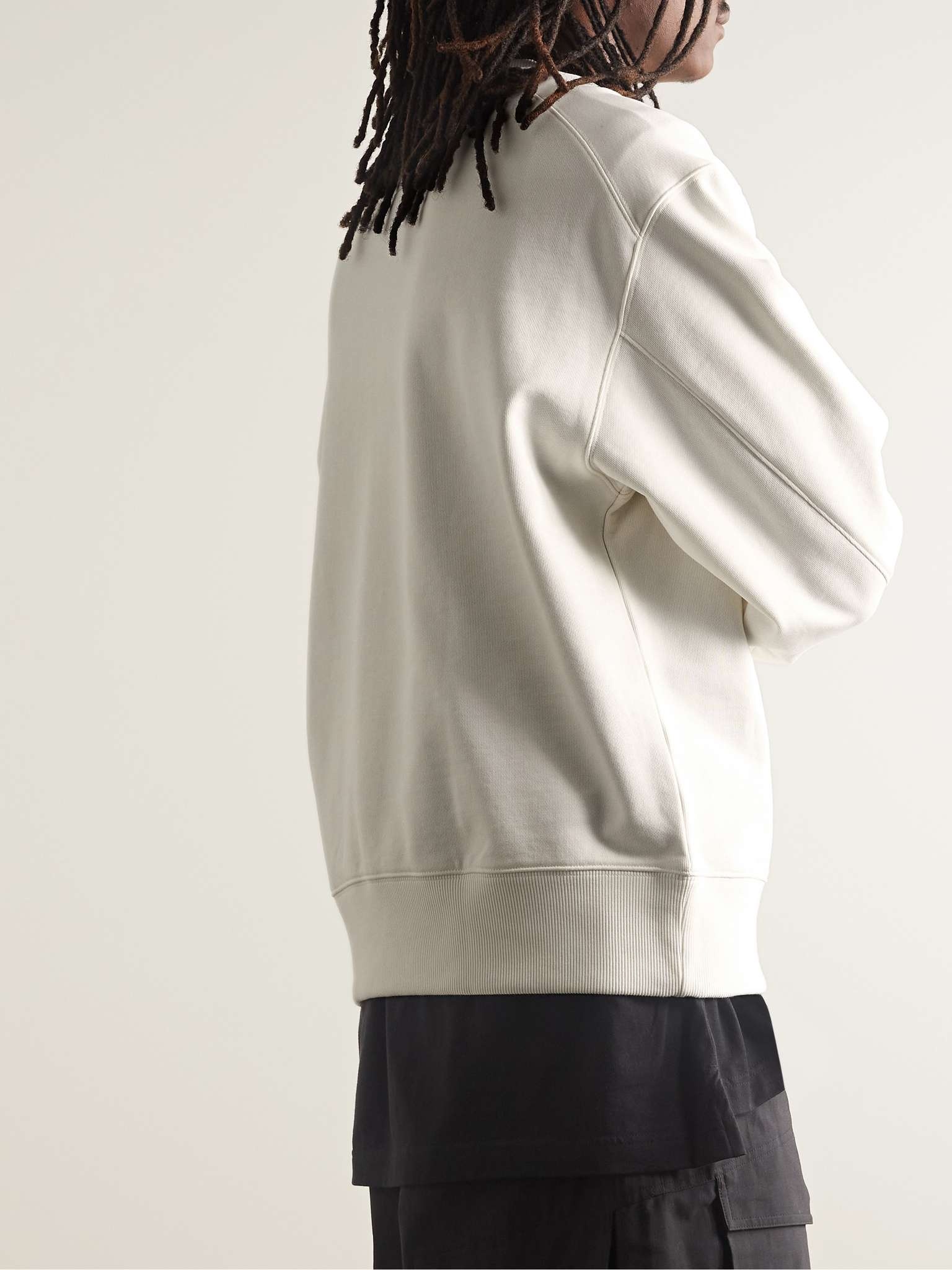Logo-Appliquéd Organic Cotton-Jersey Sweatshirt - 7