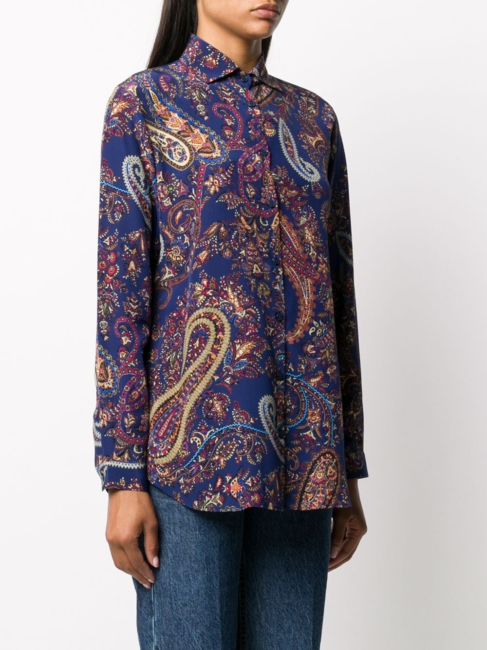 paisley print shirt  - 3