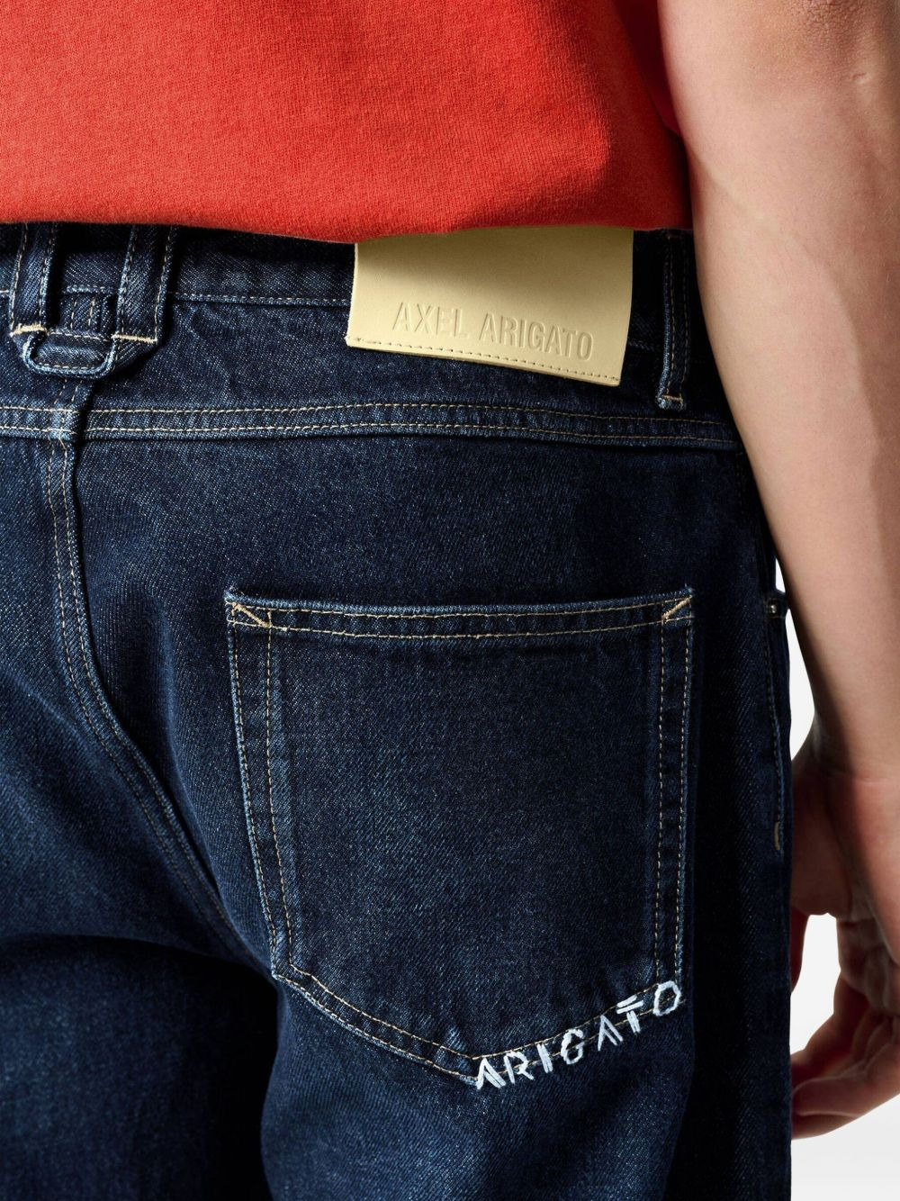 cotton straight jeans - 5