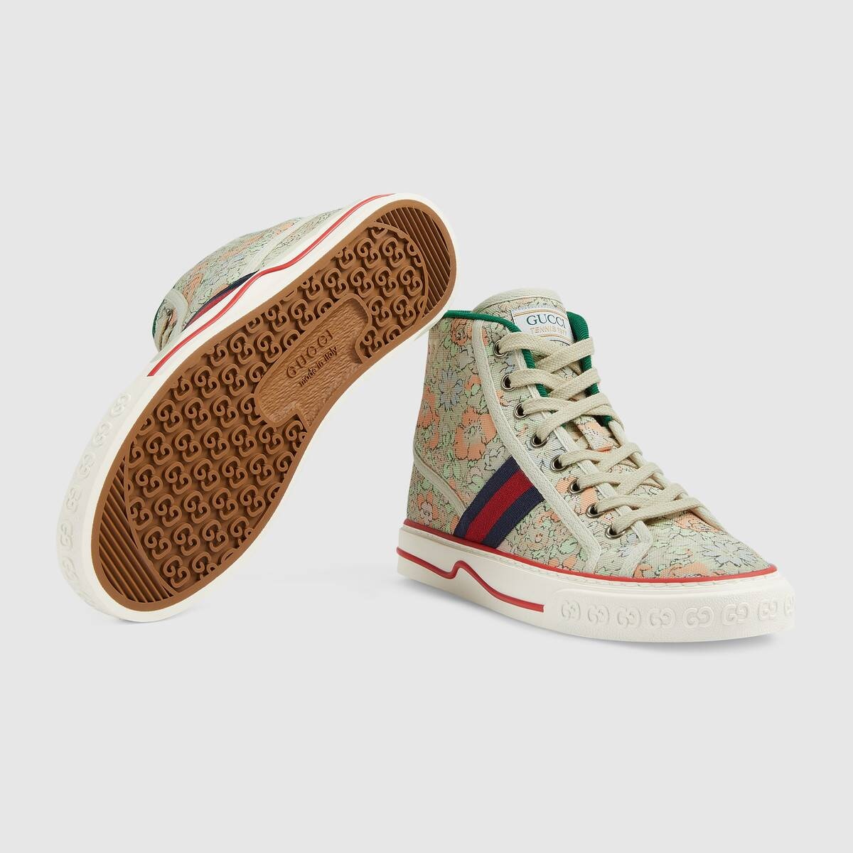 Women's Gucci Tennis 1977 Liberty London high top sneaker - 5