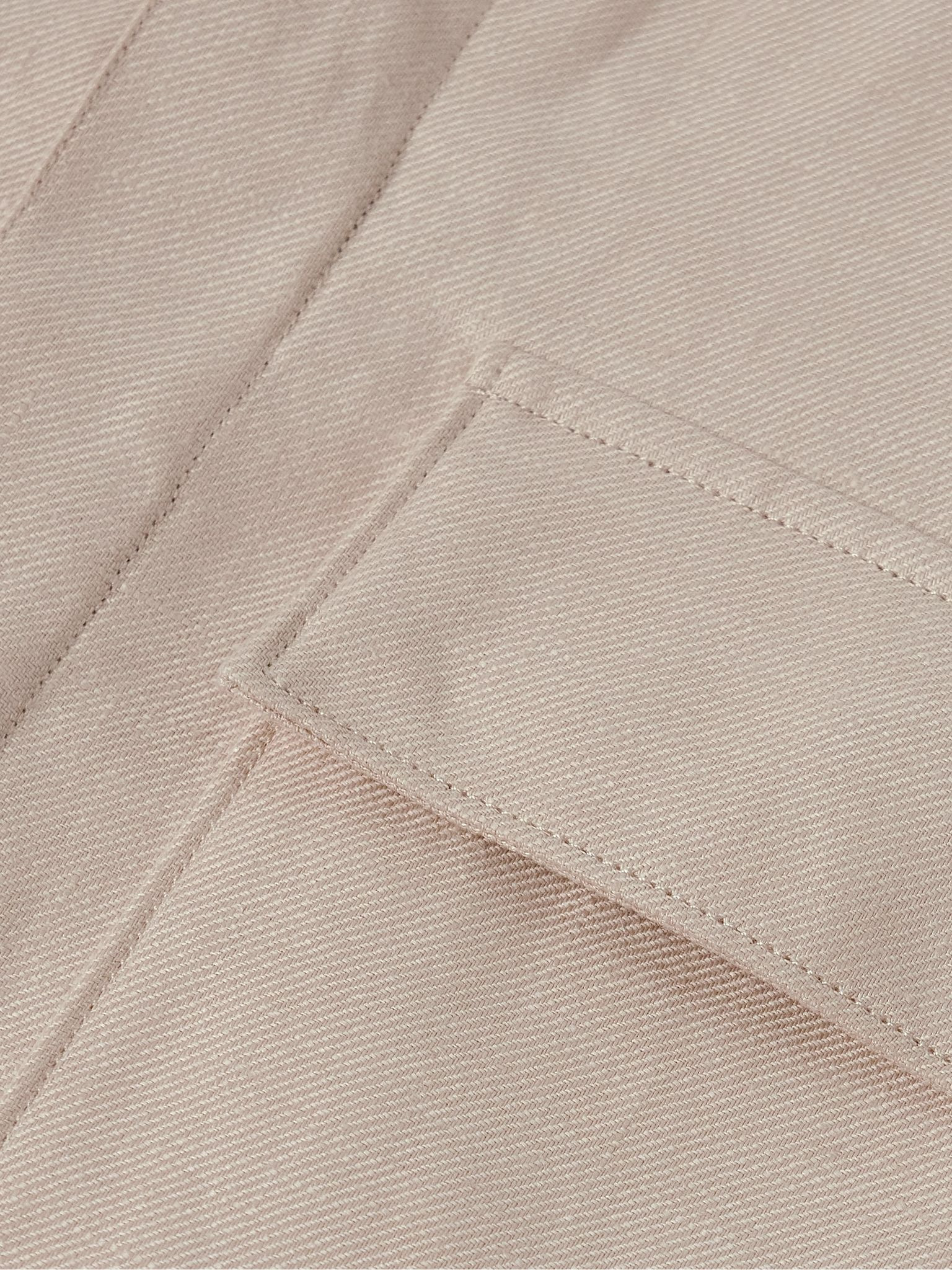Linen-Twill Overshirt Neutral - 4