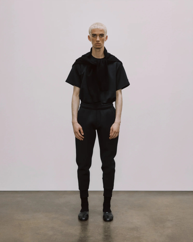 entire studios SLIM SCUBA SWEAT BLACK outlook