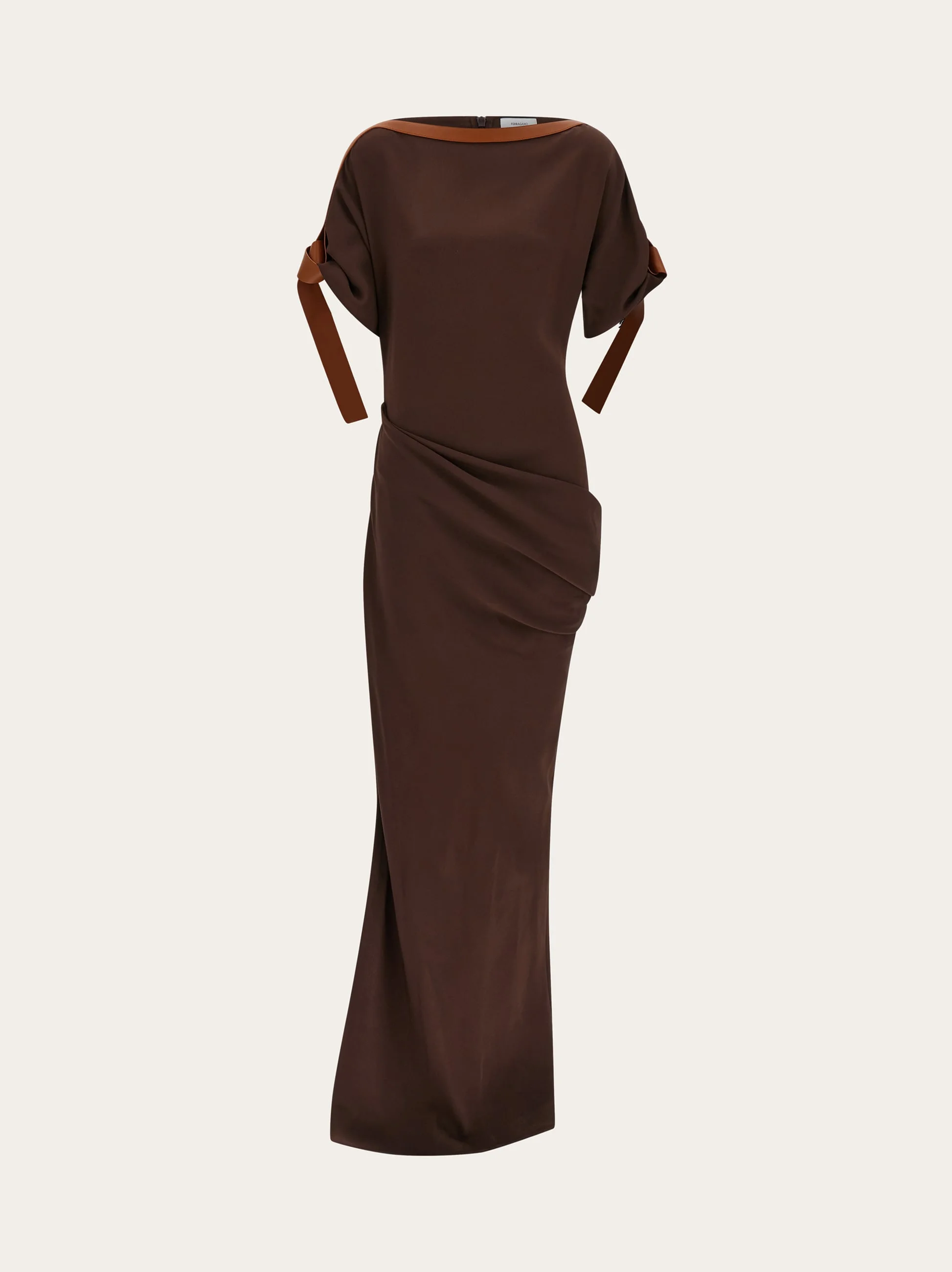 Long viscose dress - 1