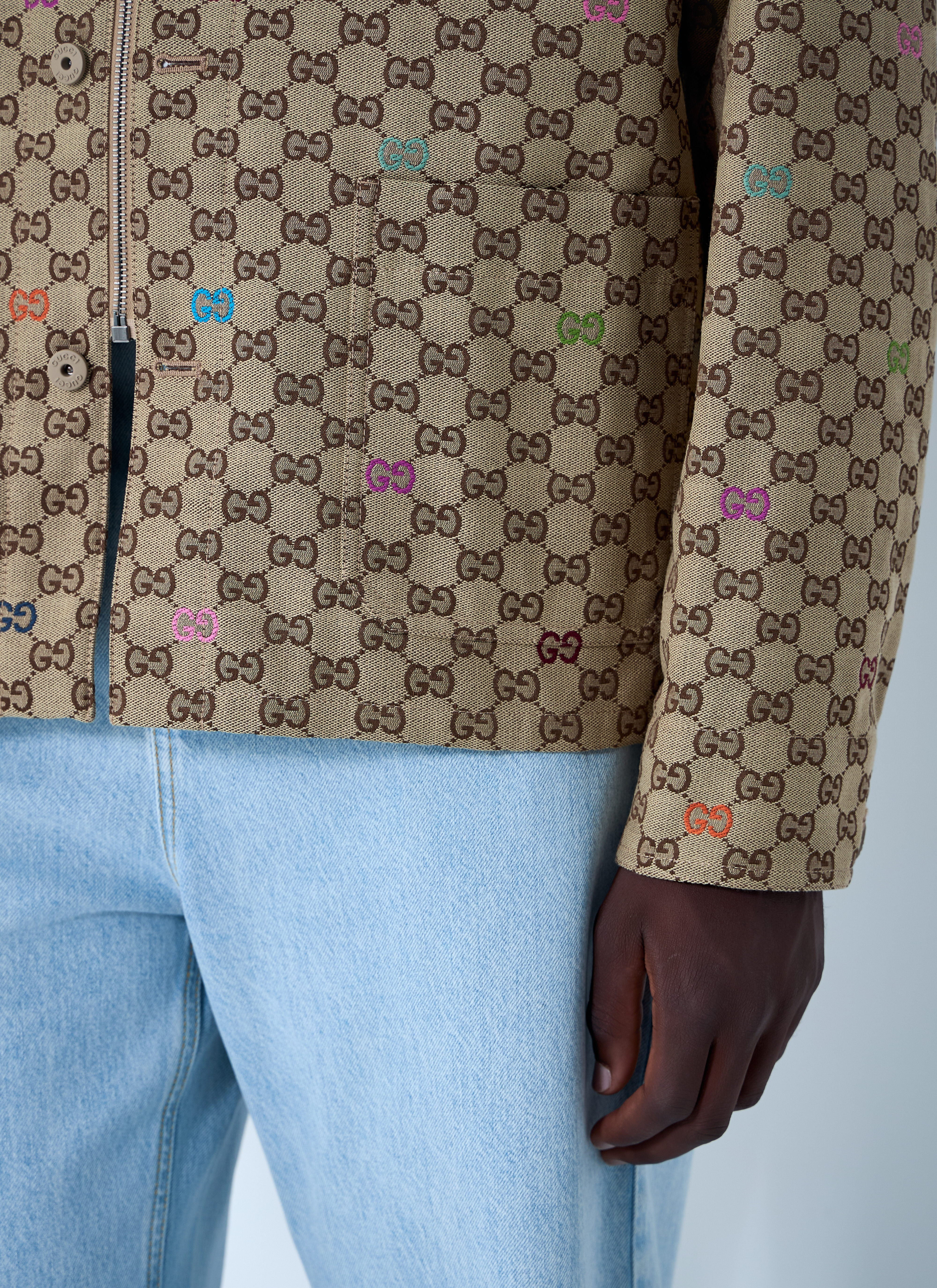 Gucci Men Gg Canvas Jacket - 6