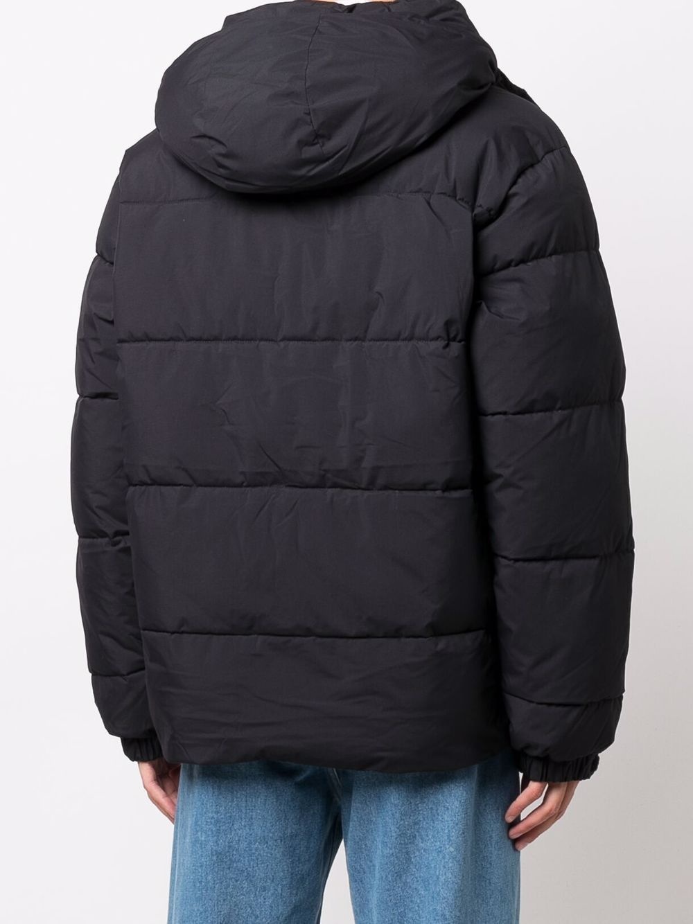 Munro logo-patch padded jacket - 4