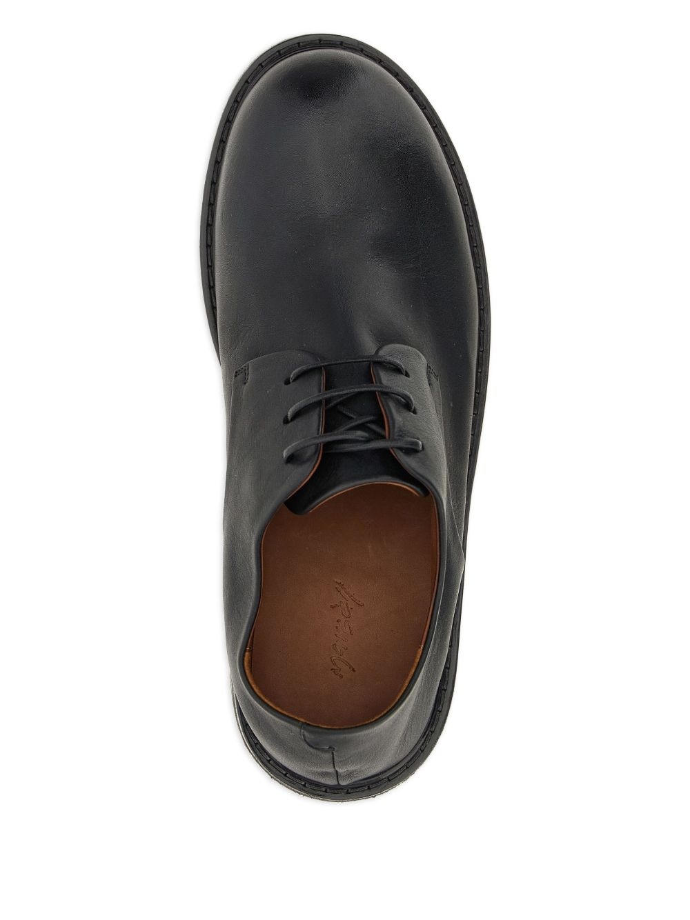 leather derby shoes - 4