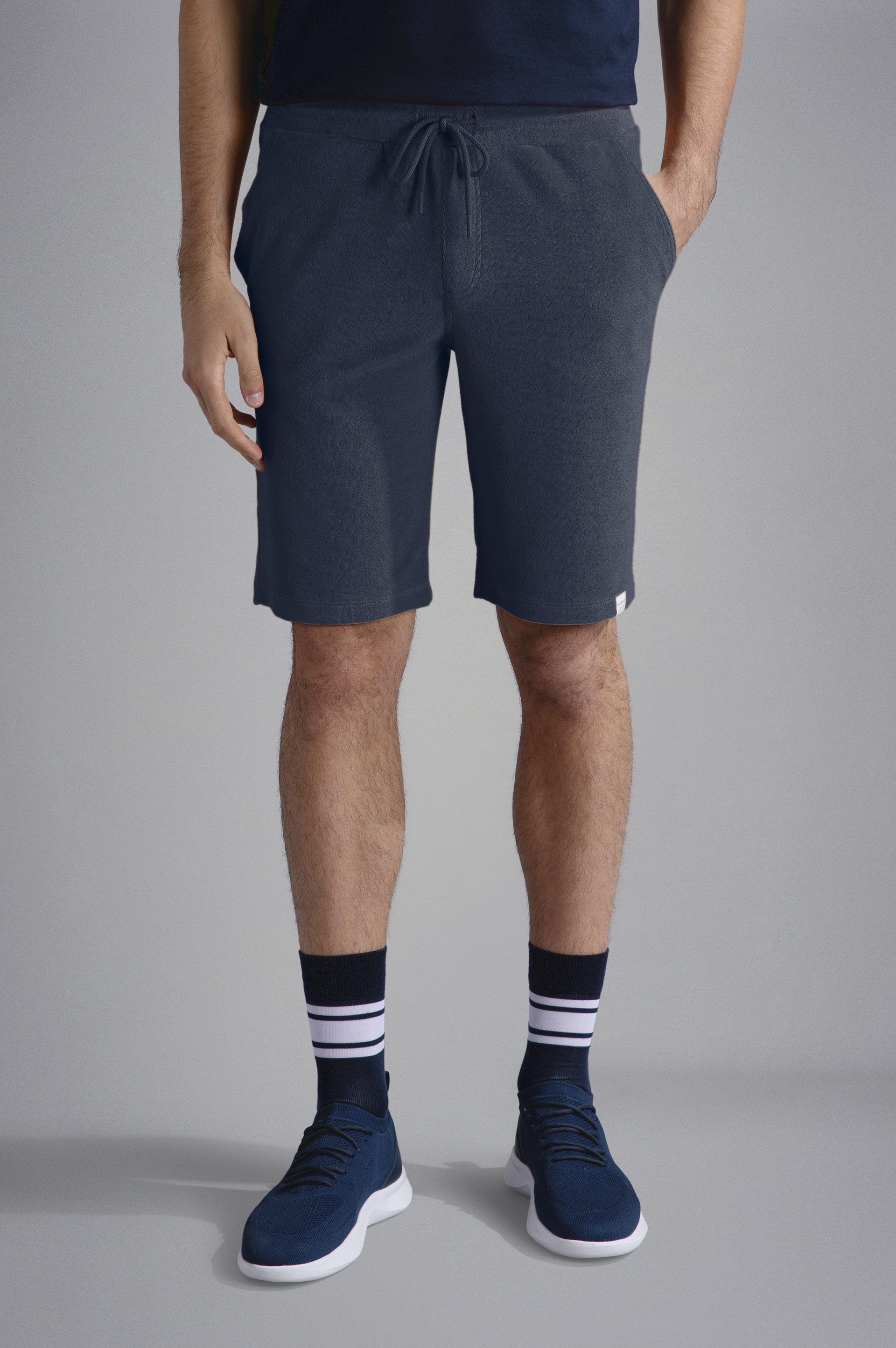 TERRY COTTON BERMUDA SHORTS - 6