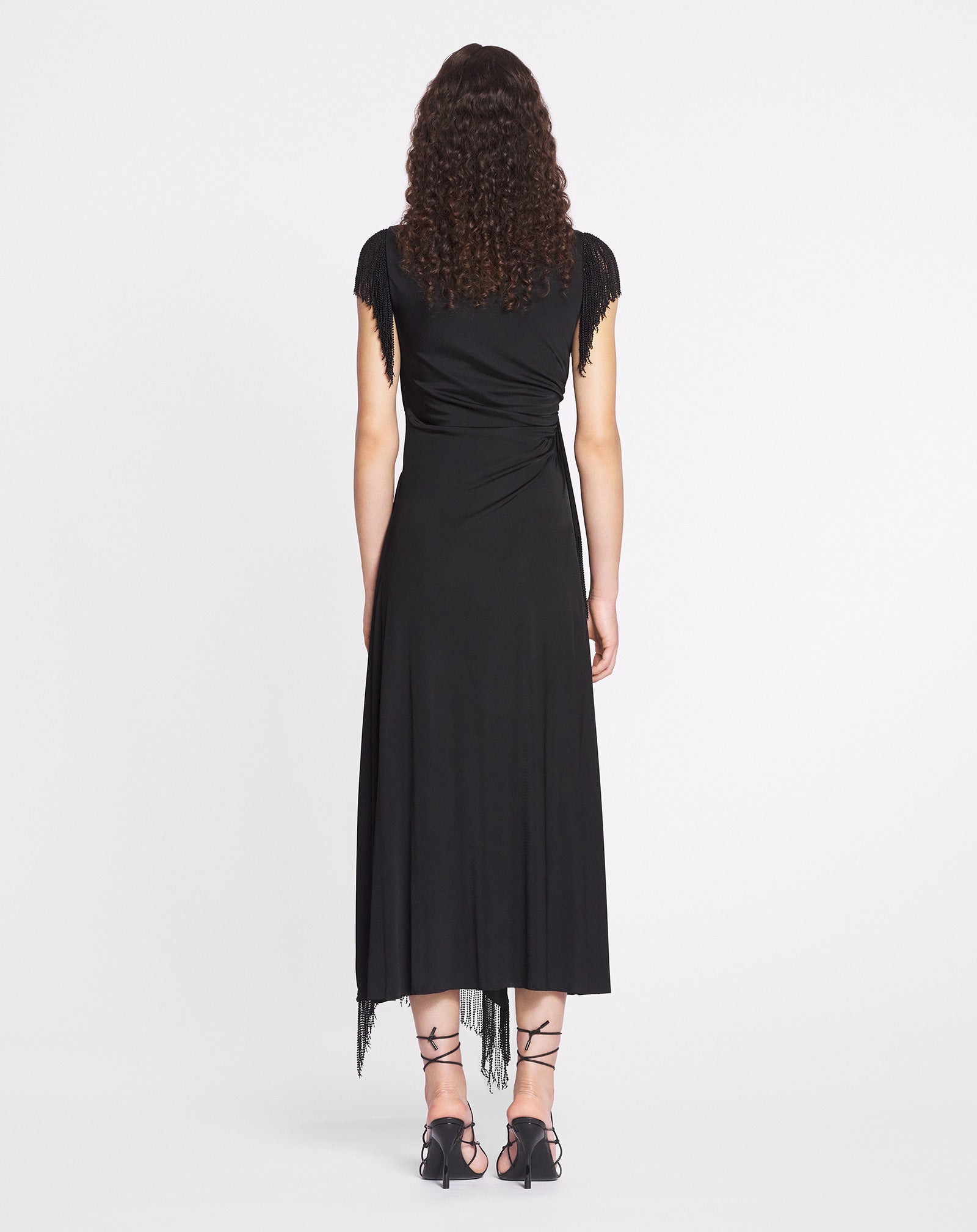 EMBROIDERED SLEEVELESS DRESS - 4