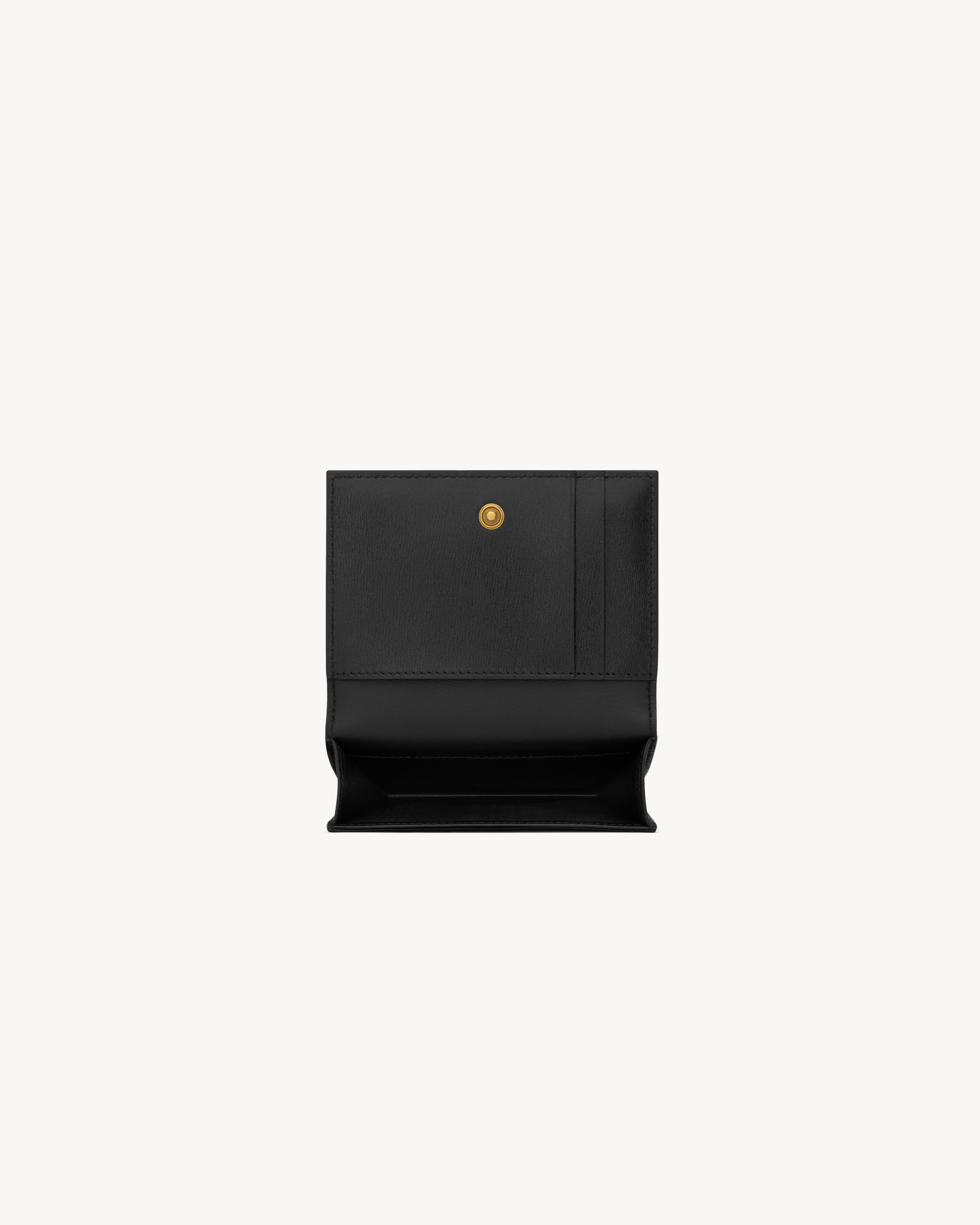 TINY CASSANDRE BUSINESS CARD CASE IN GLOSSY LEATHER - 4
