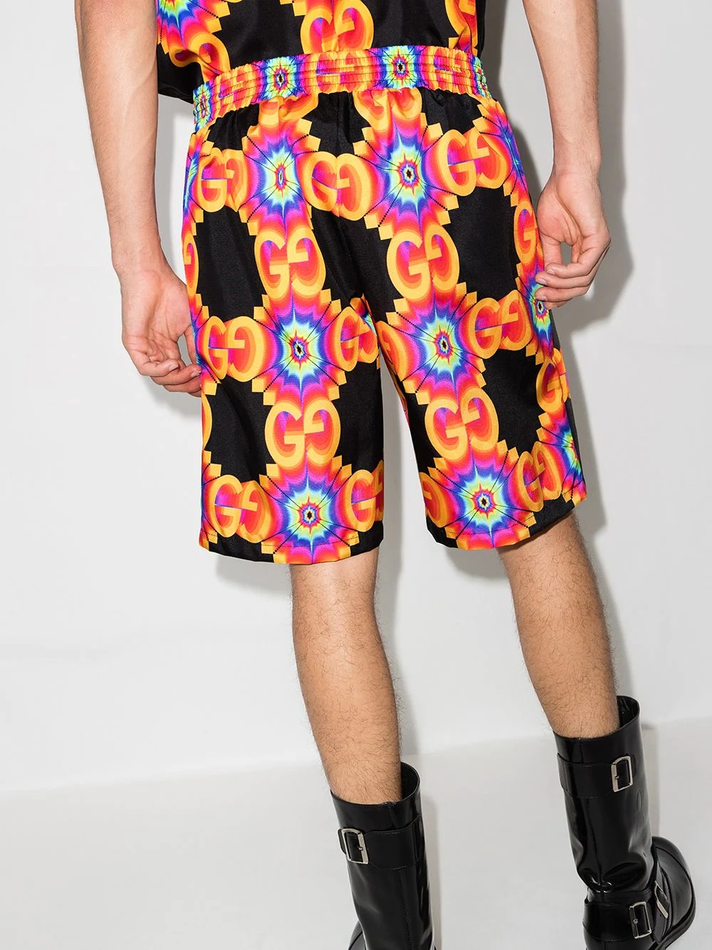 GG kaleidoscope knee-length shorts - 3