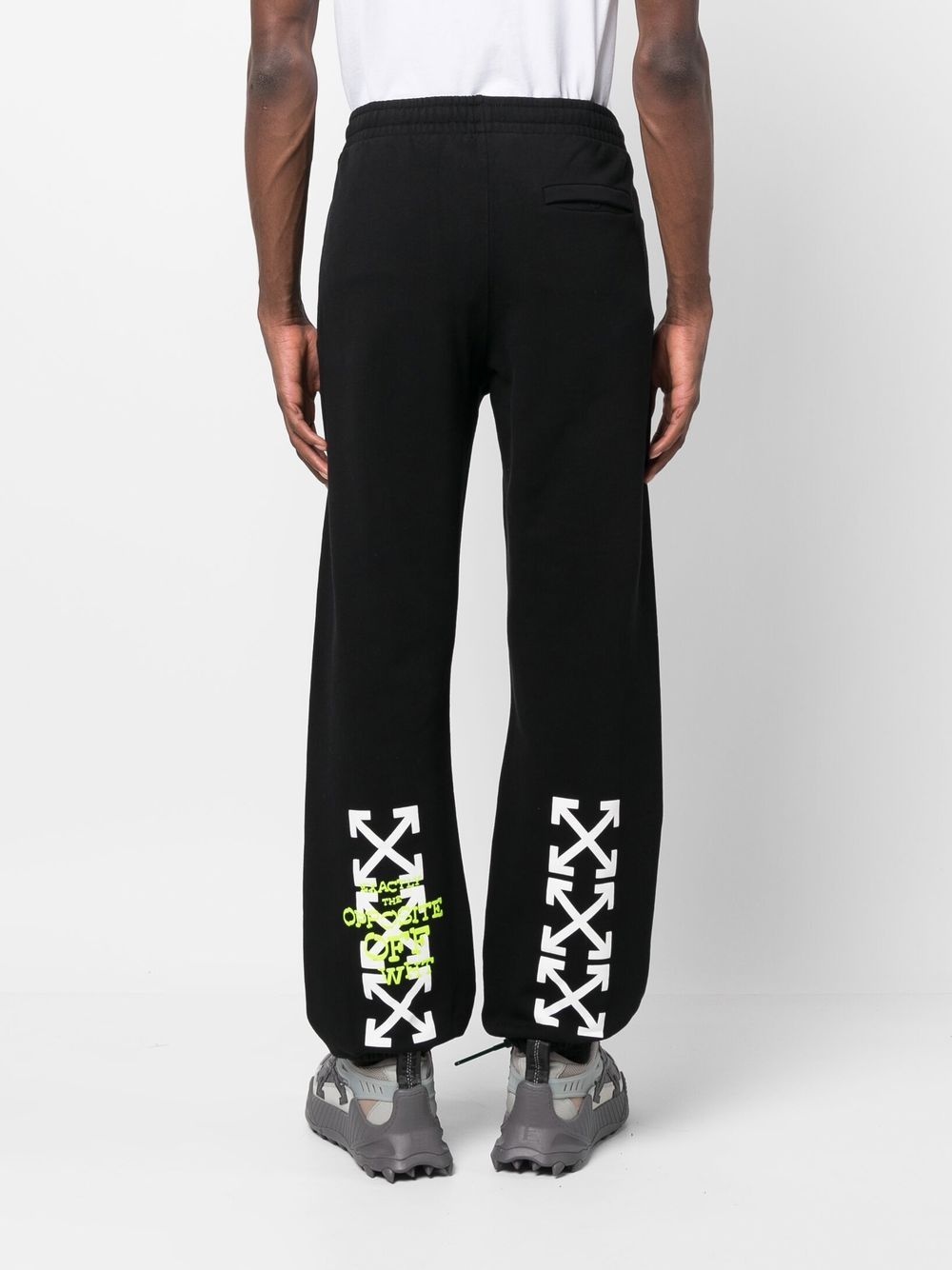 Arrows motif track pants - 4