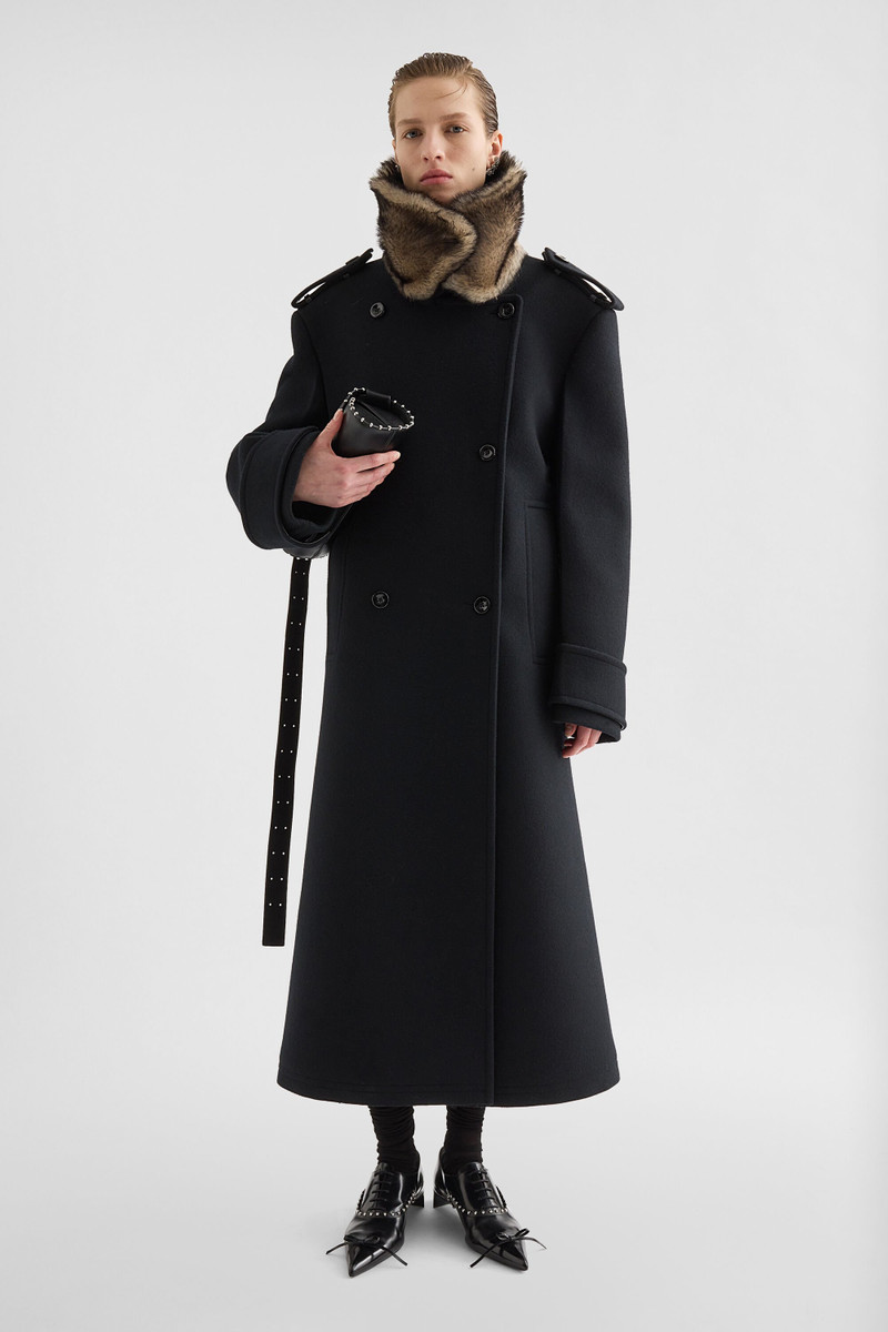 Jil Sander Felt Wool Coat outlook