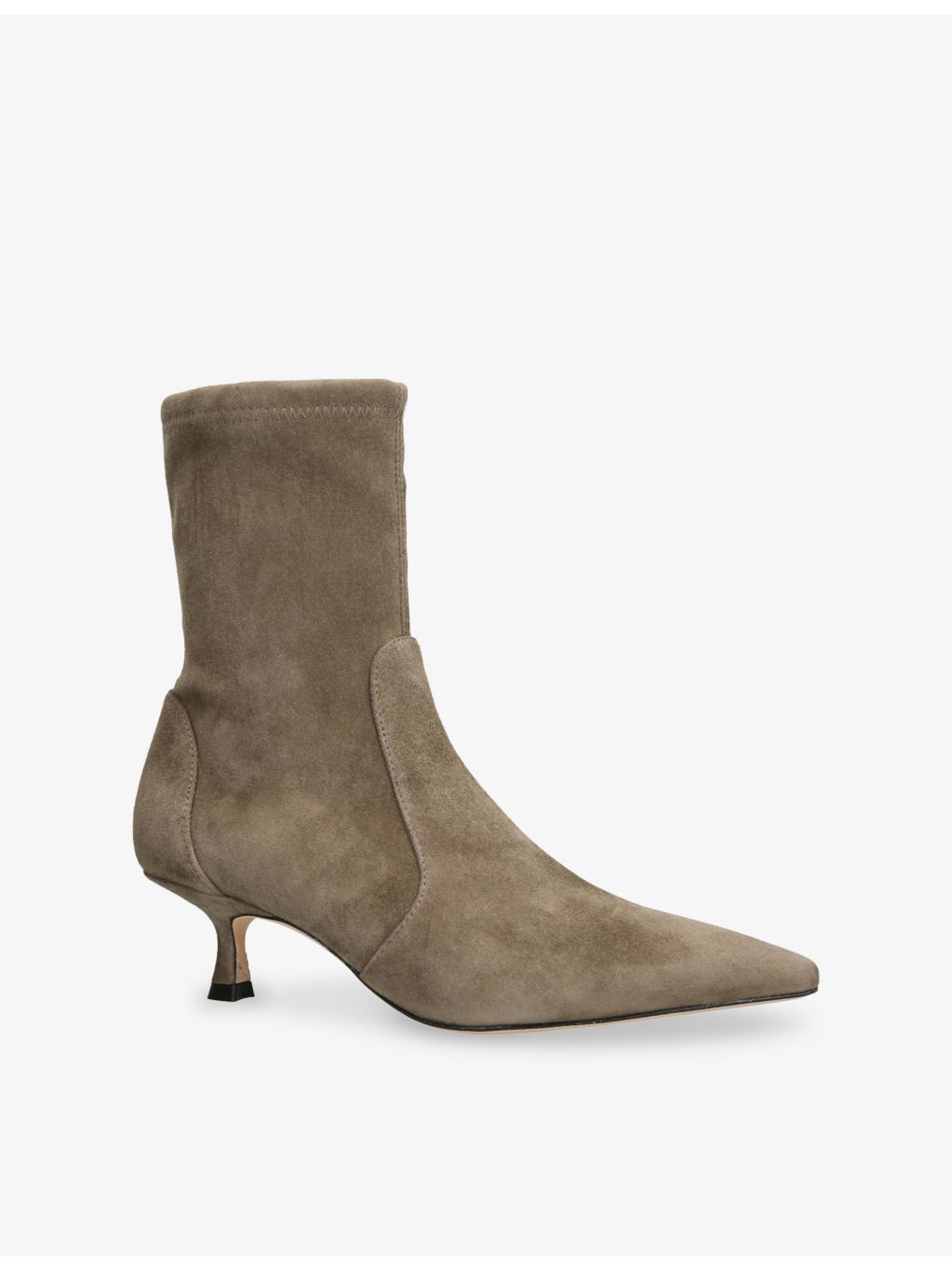Naomi Suede Heeled Ankle Boots - 3