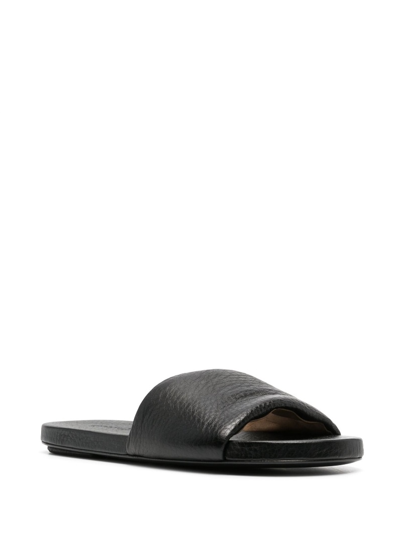 open-toe leather sandals - 2