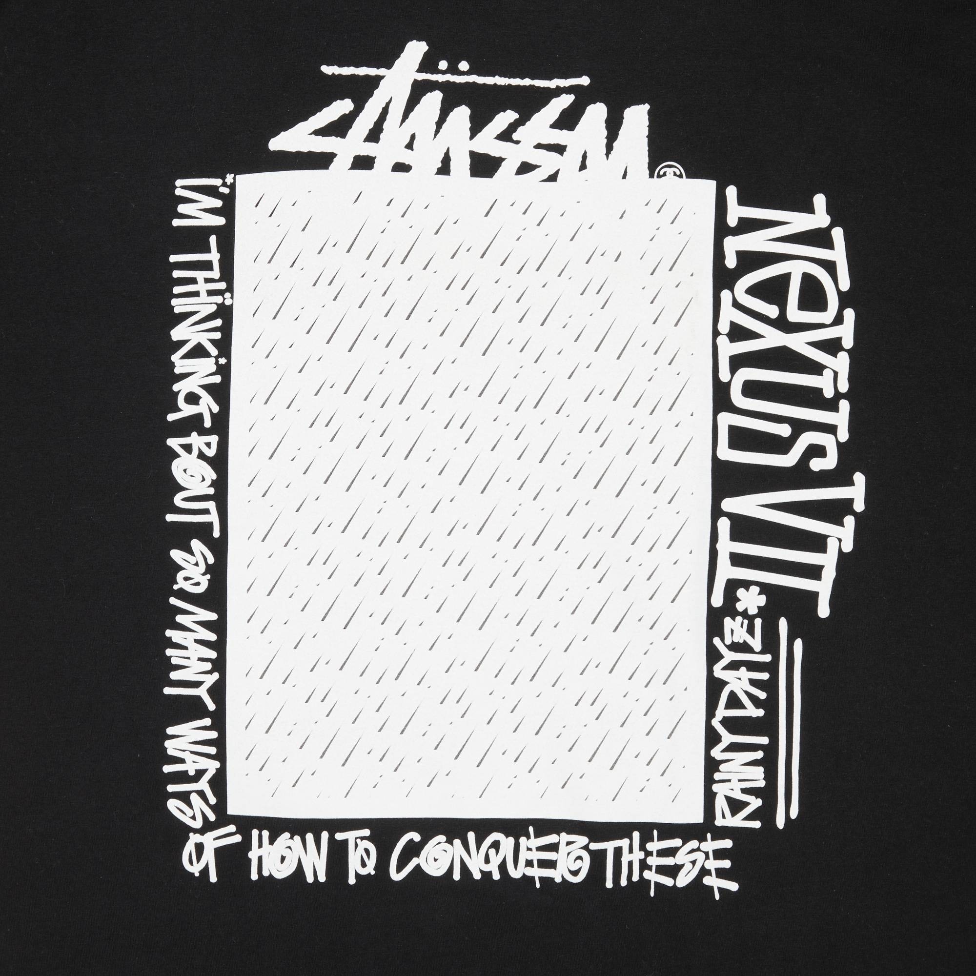 Stussy Rain Frame Tee 'Black' - 3