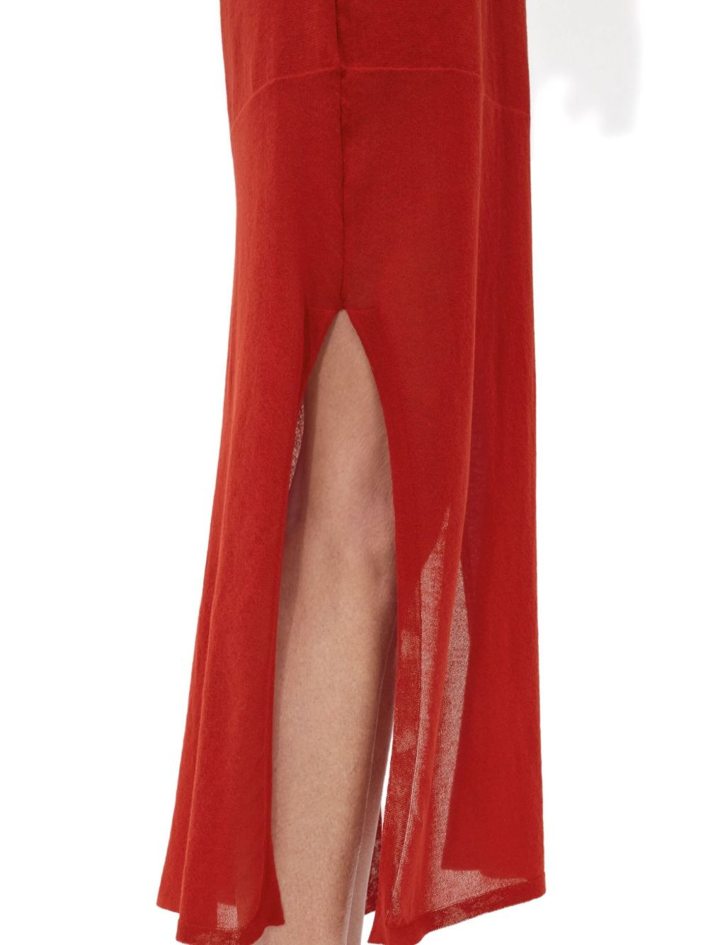 Philae side-slit knitted midi dress - 5