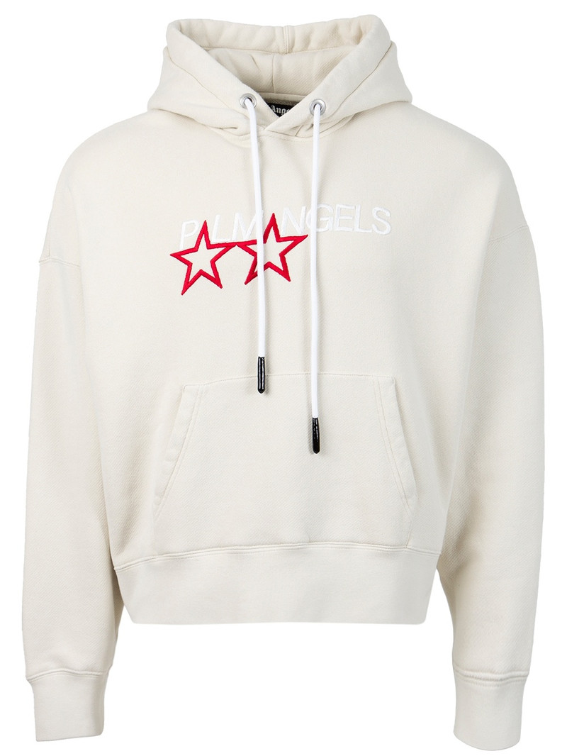 Racing Star Hoodie Light Grey - 1