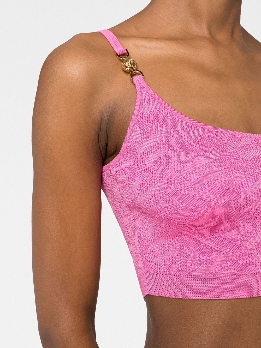Medusa motif knitted top - 5