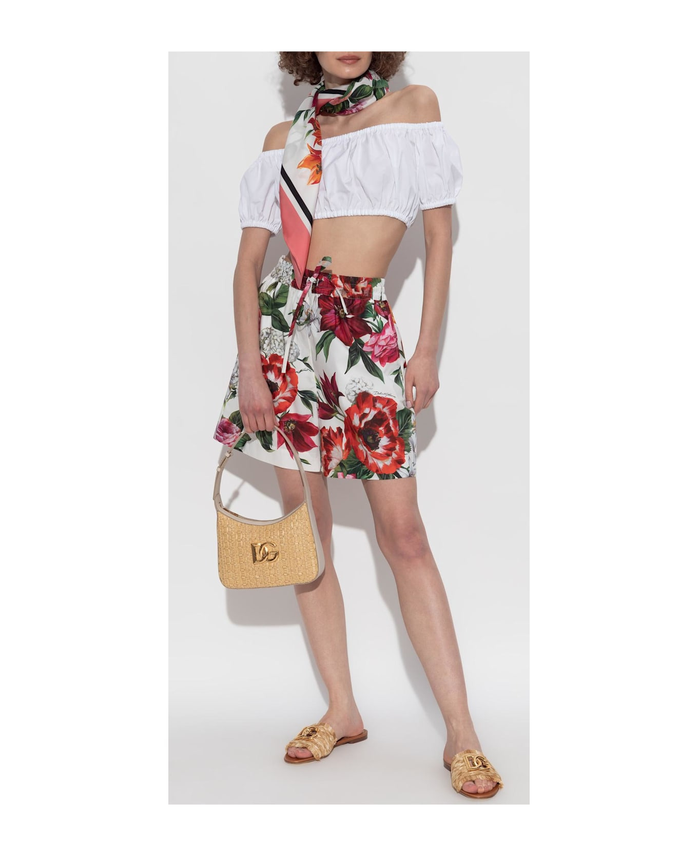 Dolce & Gabbana Floral Motif Shorts - 2