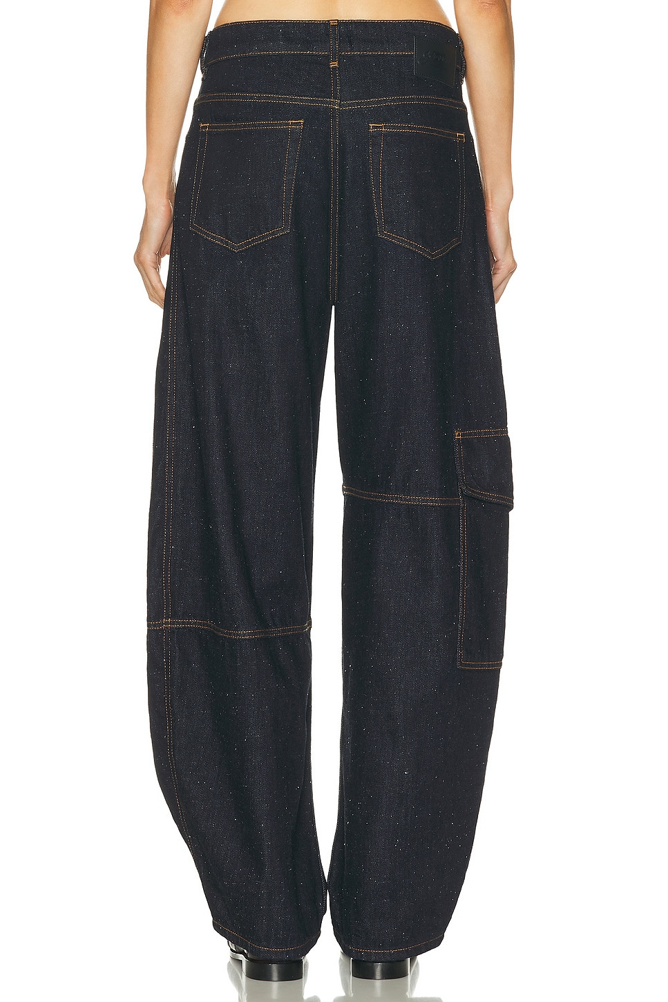Neppy Denim Carpenter Wide Leg - 4