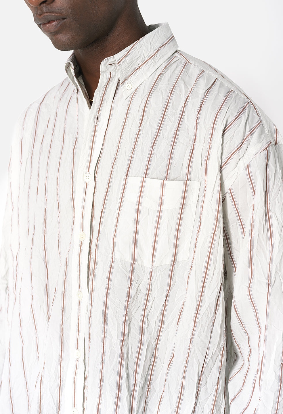 CRINKLED KIMONO SHIRT - 7