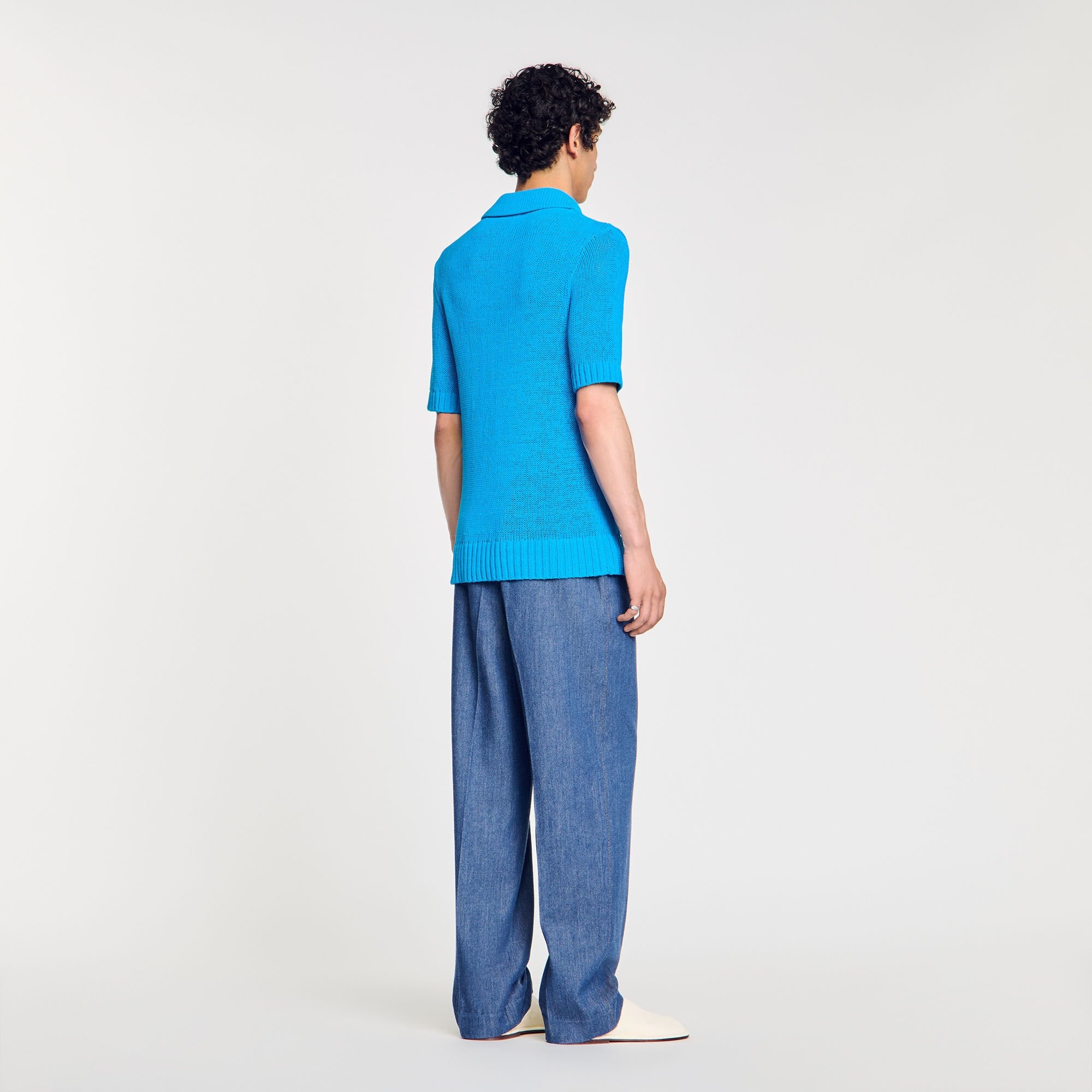KNIT POLO SHIRT - 5