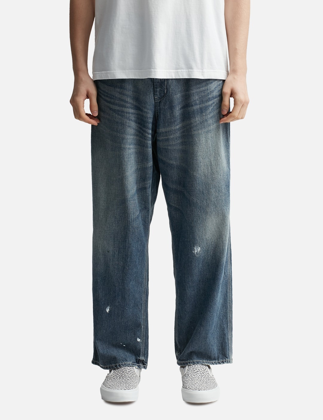 WASHED UTILITY PANTS - 3