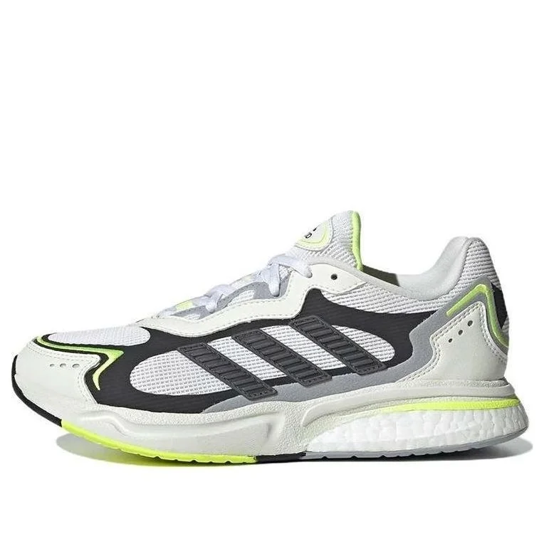 (WMNS) adidas SN1997 Cozy Wear-resistant White Black Green GW2734 - 1