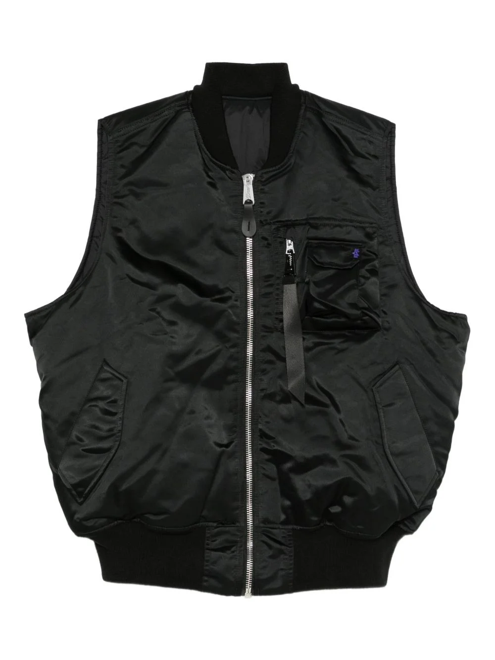 baseball-collar gilet - 1