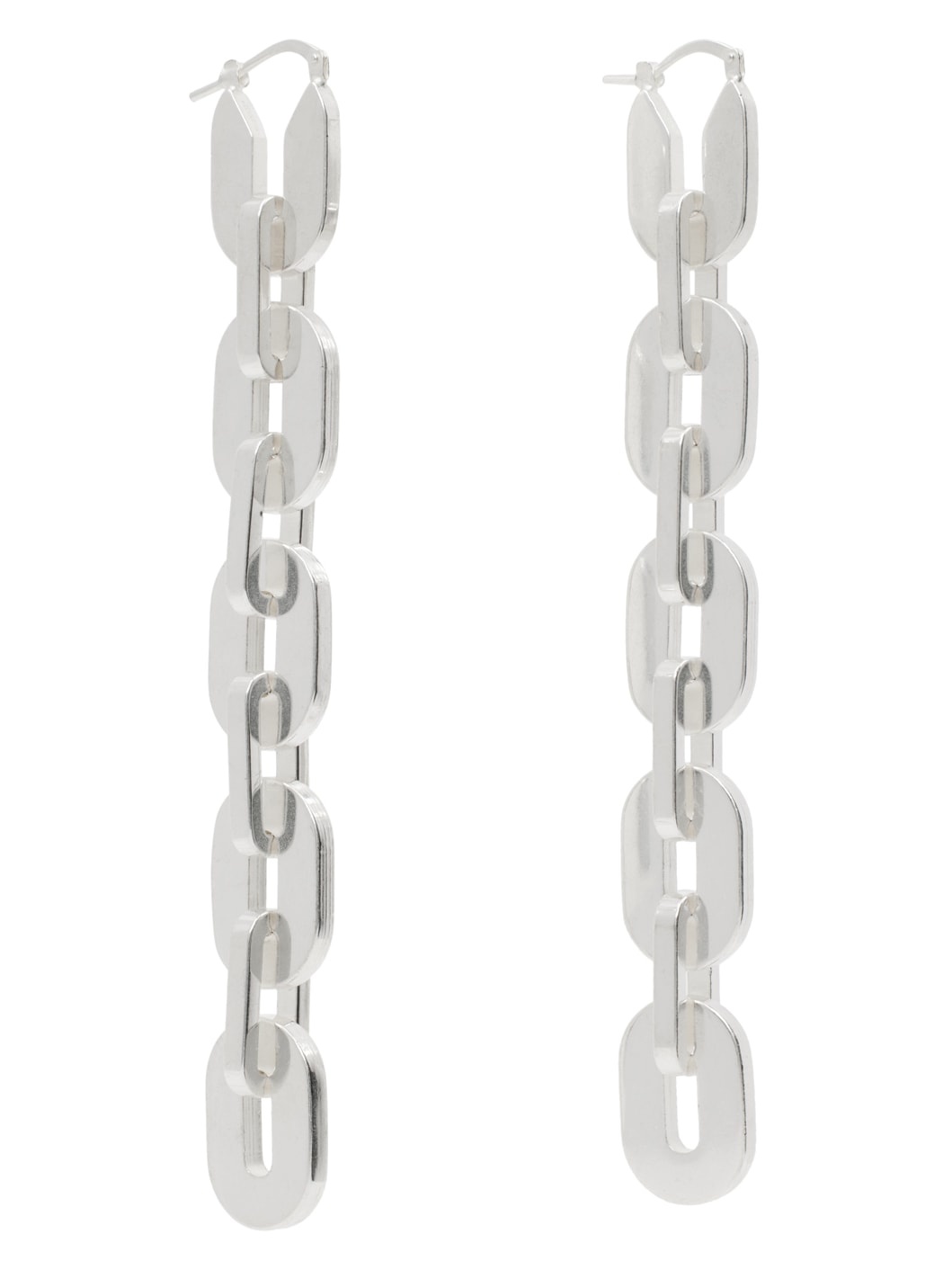 Silver Chain Earrings - 2
