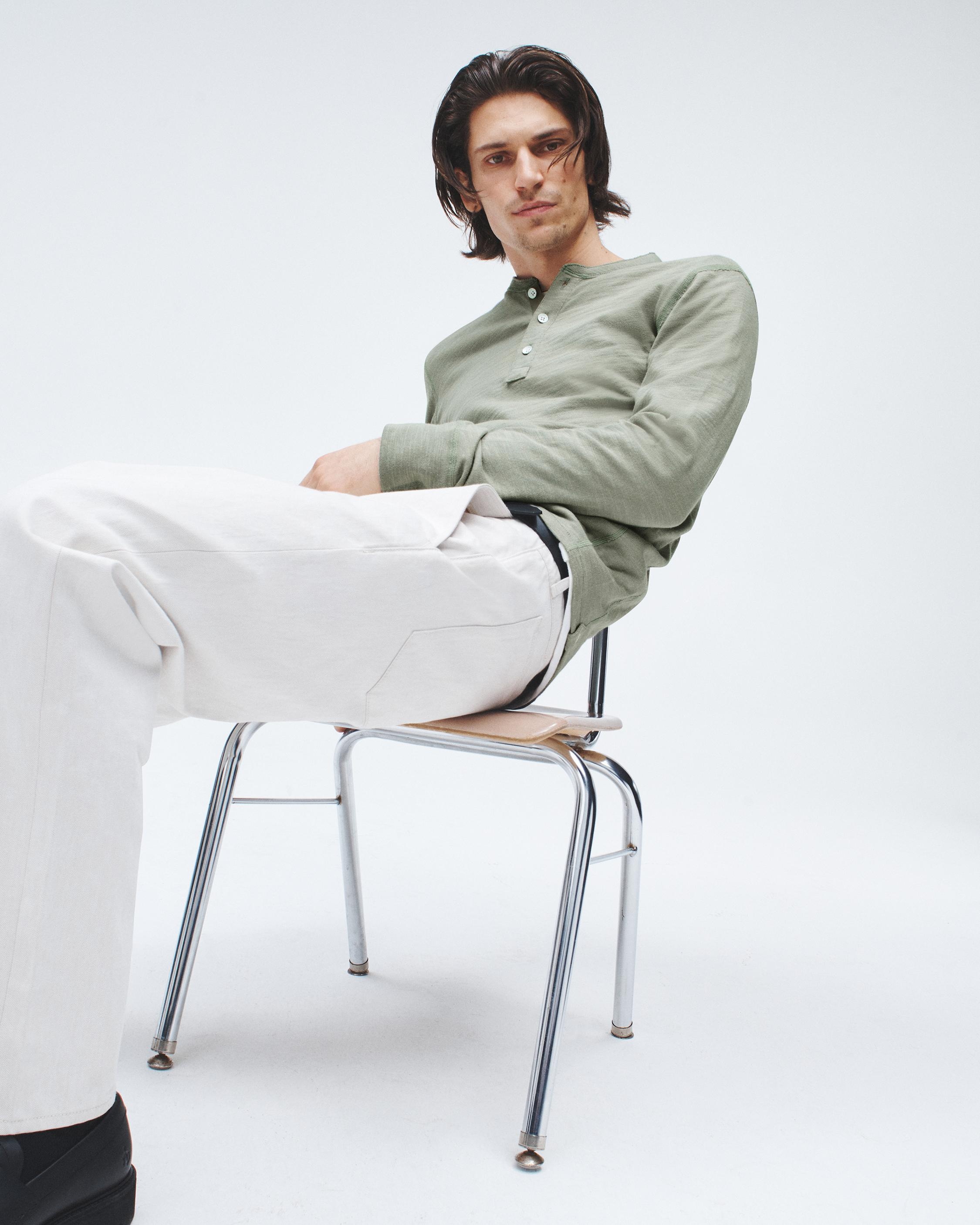 Classic Flame Henley
Organic Cotton T-Shirt - 6