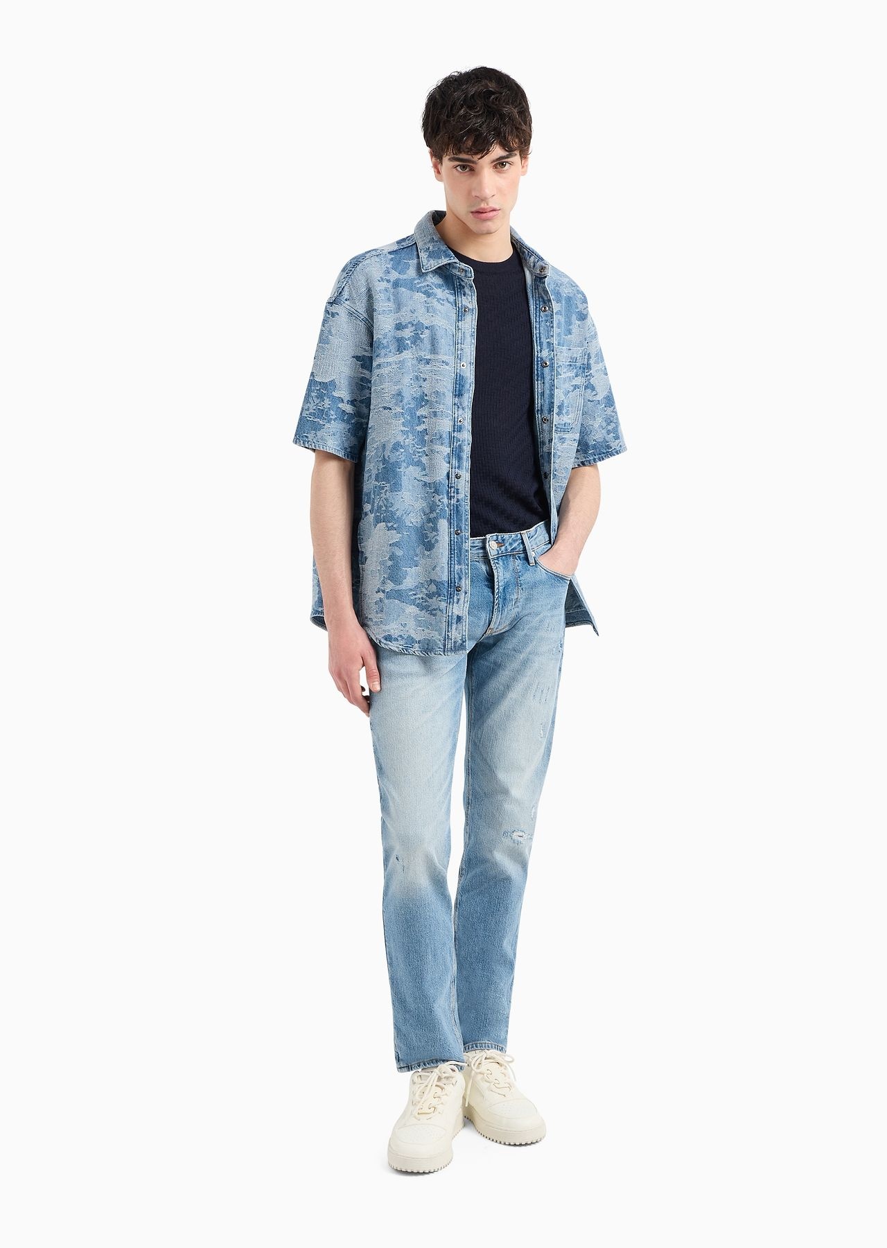 J06 slim-fit, worn-look, stretch-denim jeans - 4