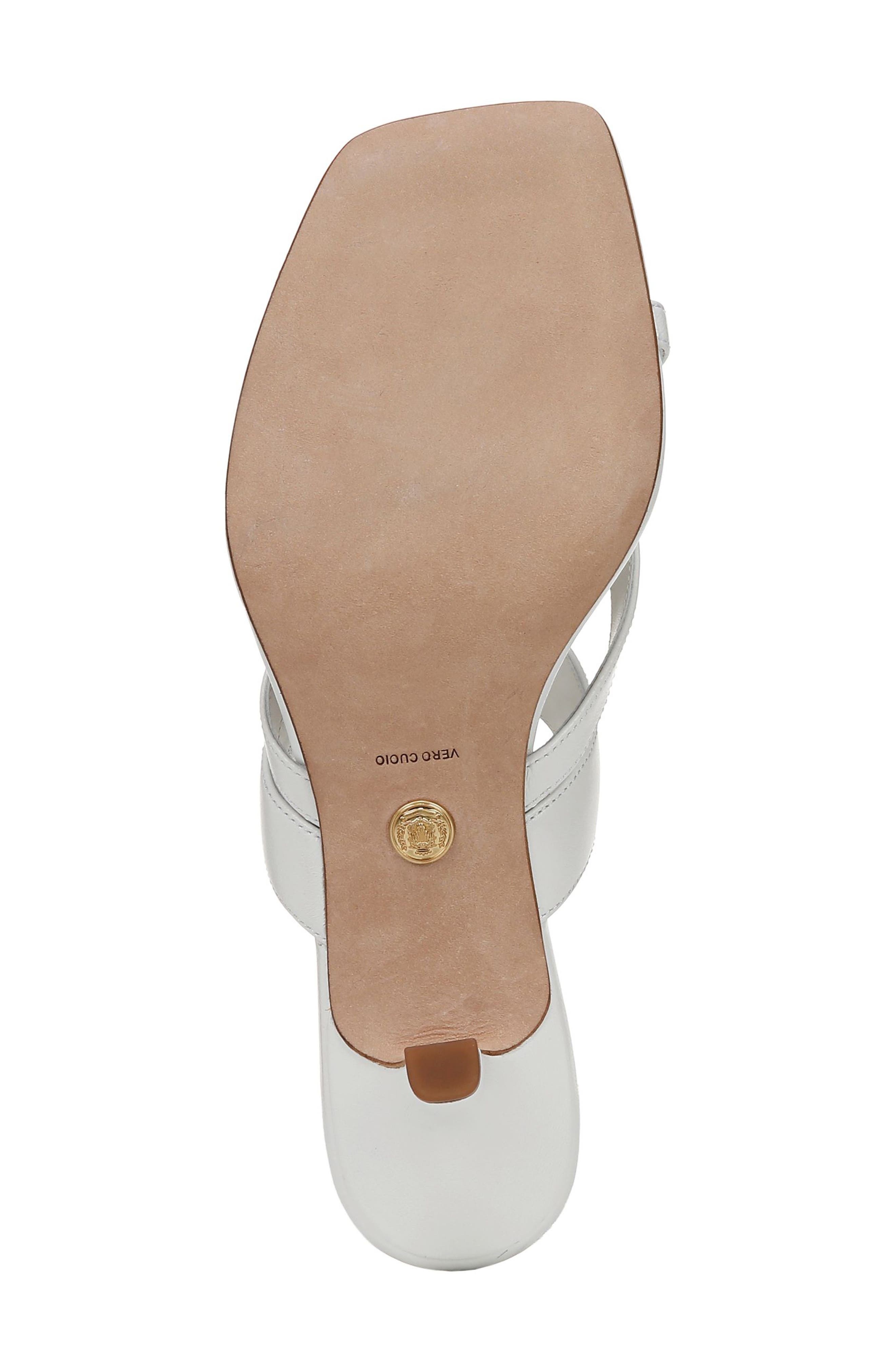Veronica Beard Alanis Kitten Heel Slide Sandal in Coconut at Nordstrom - 6