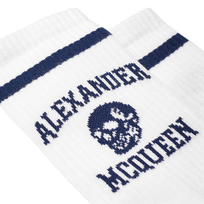 Alexander McQueen Alexander McQueen Varsity Skull Logo Socks outlook