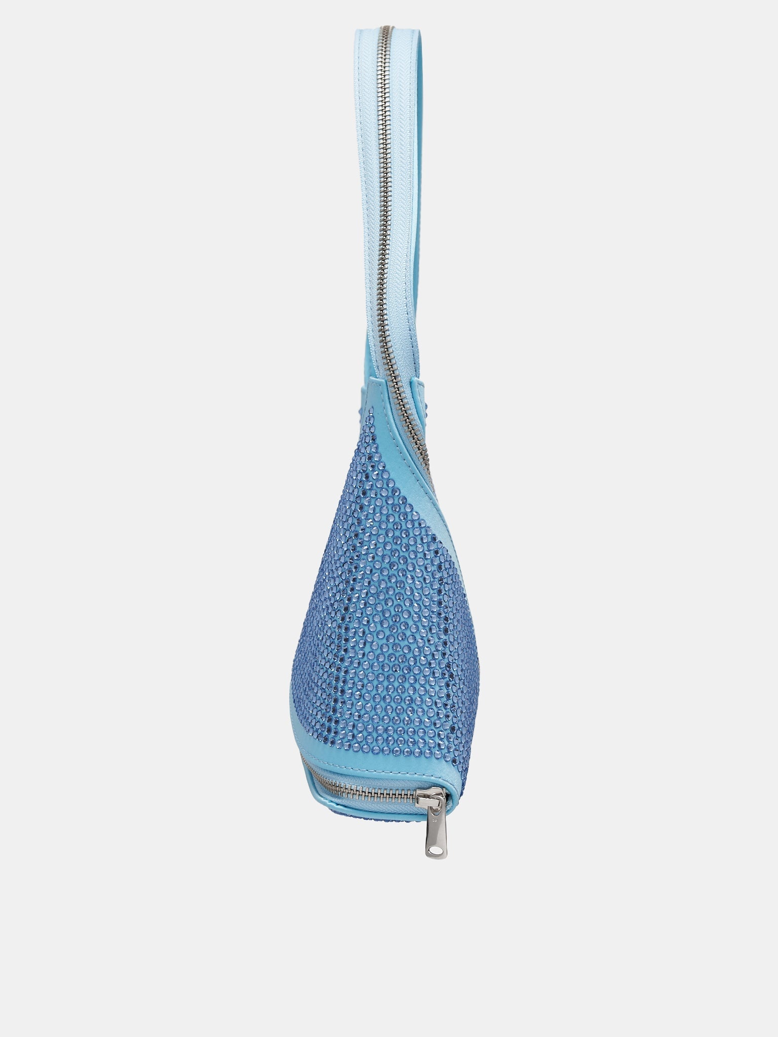 Embellished Zip Baguette Bag - 2