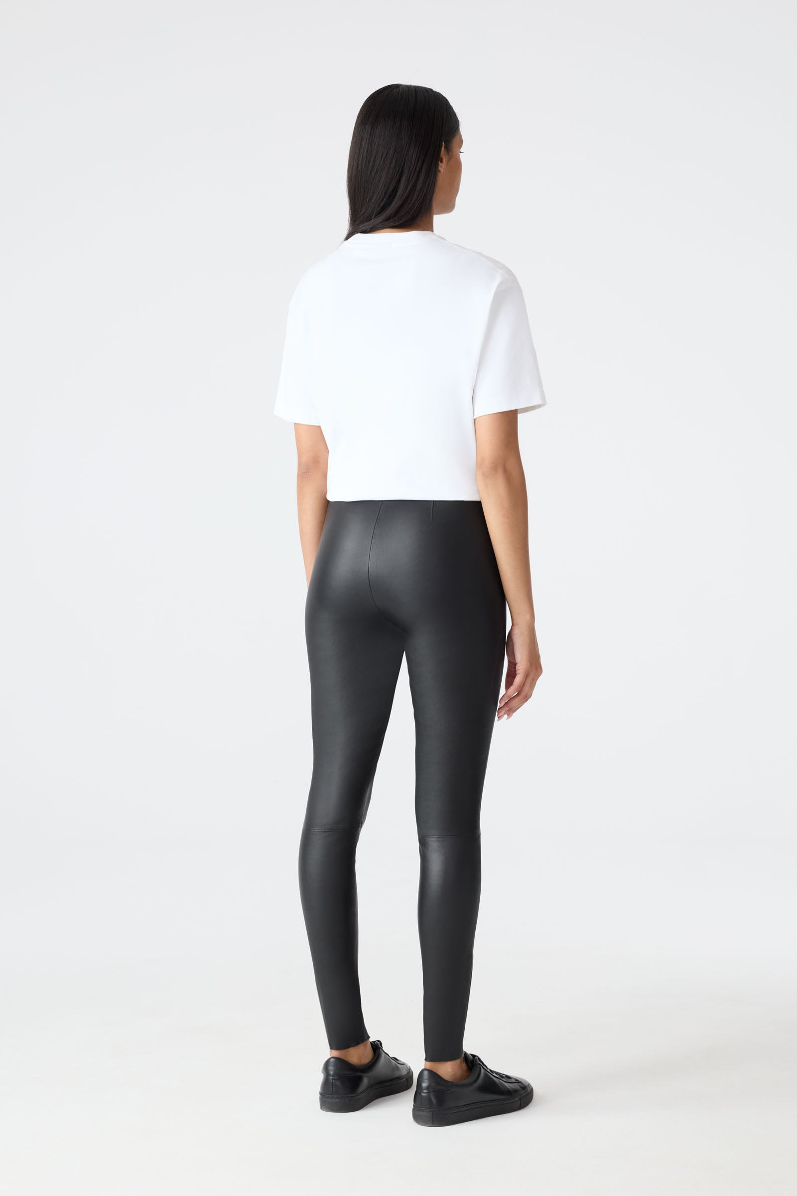 NAVI-Z Fitted Lamb Leather Legging - 4