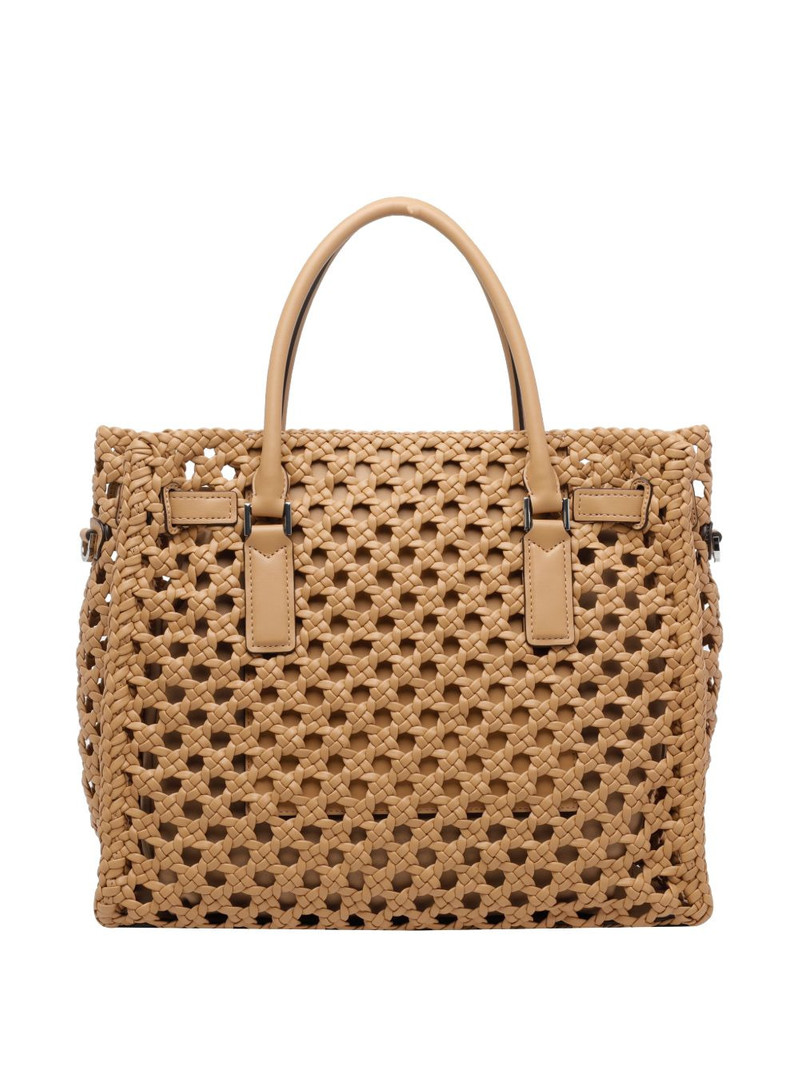 MICHAEL KORS Hamilton Moderne woven tote bag outlook