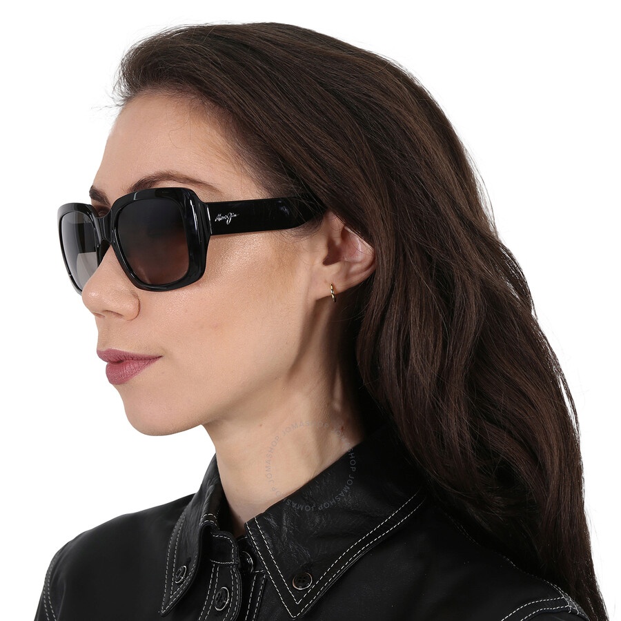 Maui Jim Two Steps Neutral Grey Square Ladies Sunglasses GS863-02 55 - 2