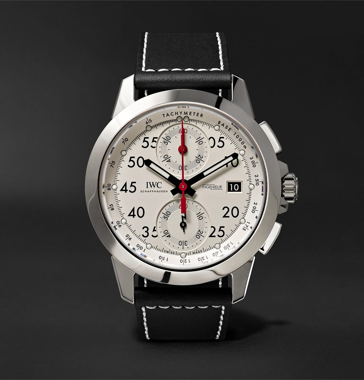 Ingenieur Automatic Chronograph Sport 44.3mm Titanium and Leather Watch, Ref. No. IW380902 - 1