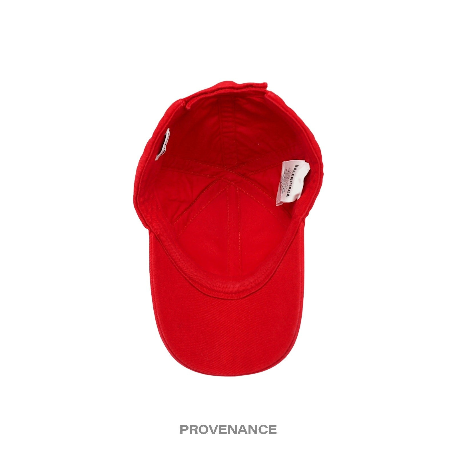 Balenciaga BB Embroidered Logo Cap - Red Black - 8