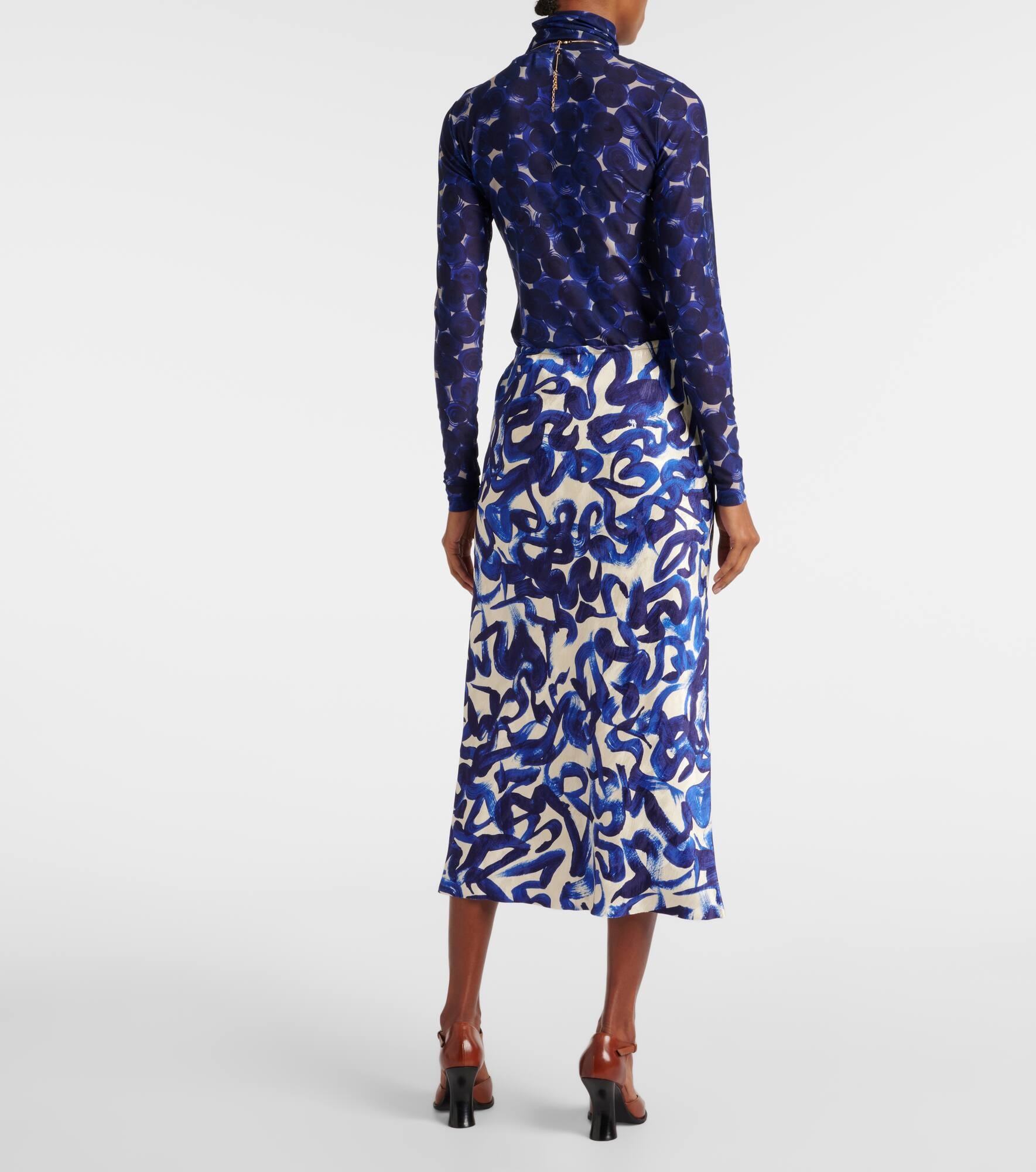 Printed midi skirt - 3