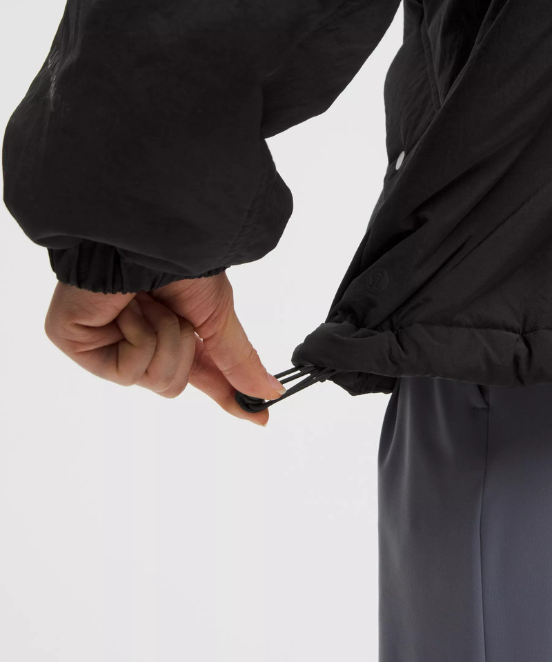 Insulated Oversized Collared Jacket 6