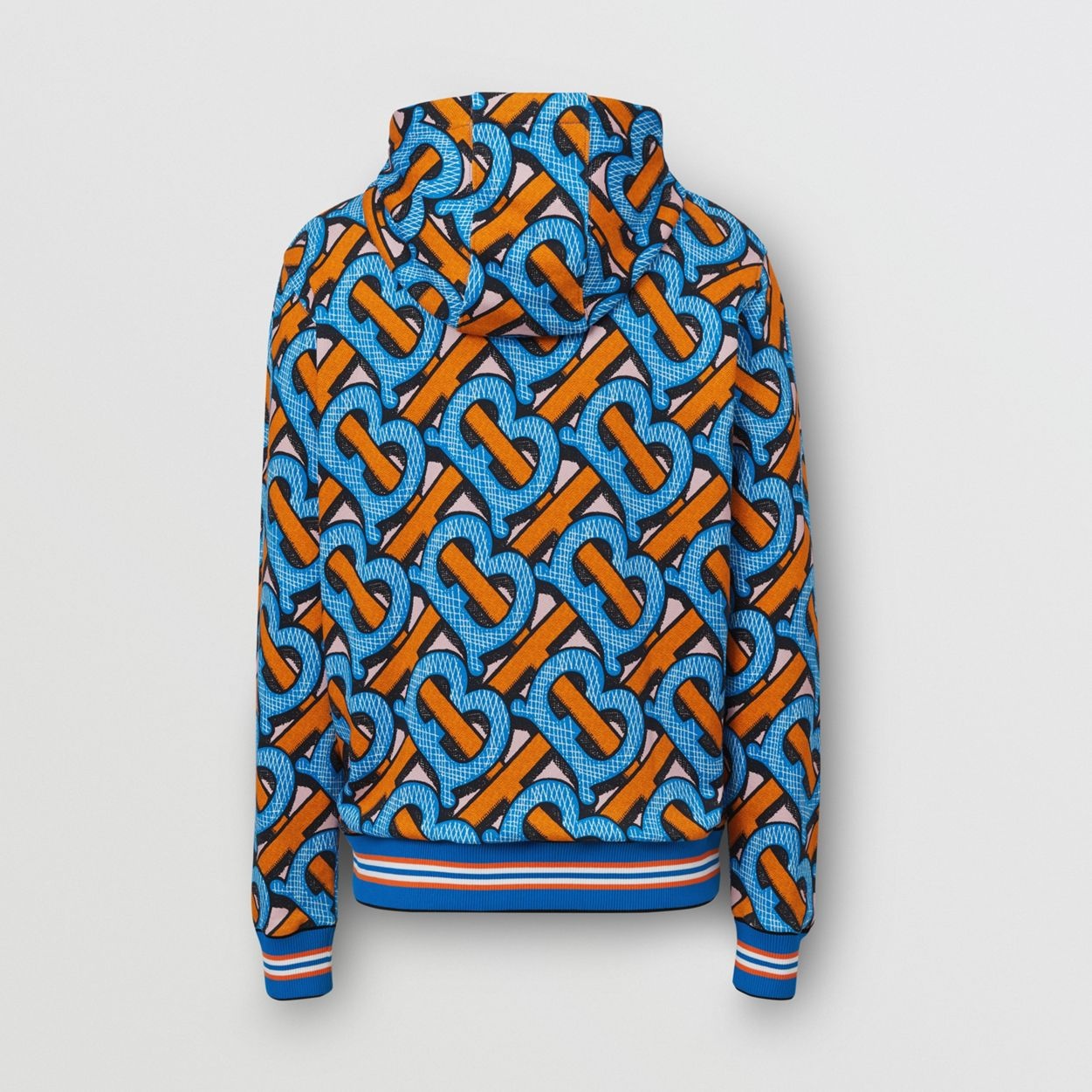 Monogram Print Cotton Hoodie – Unisex - 7