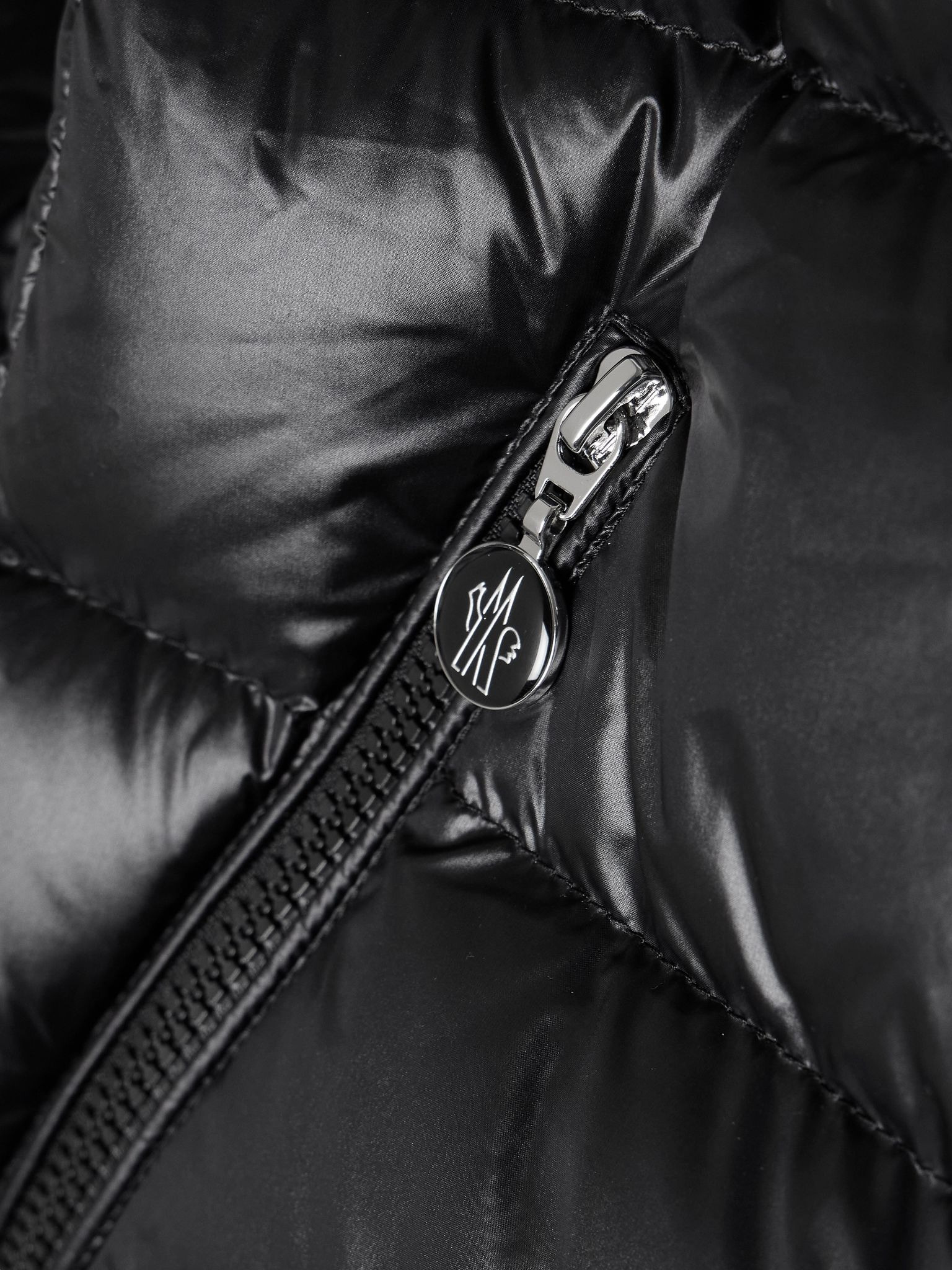 Gles hooded quilted shell down jacket Black - 5