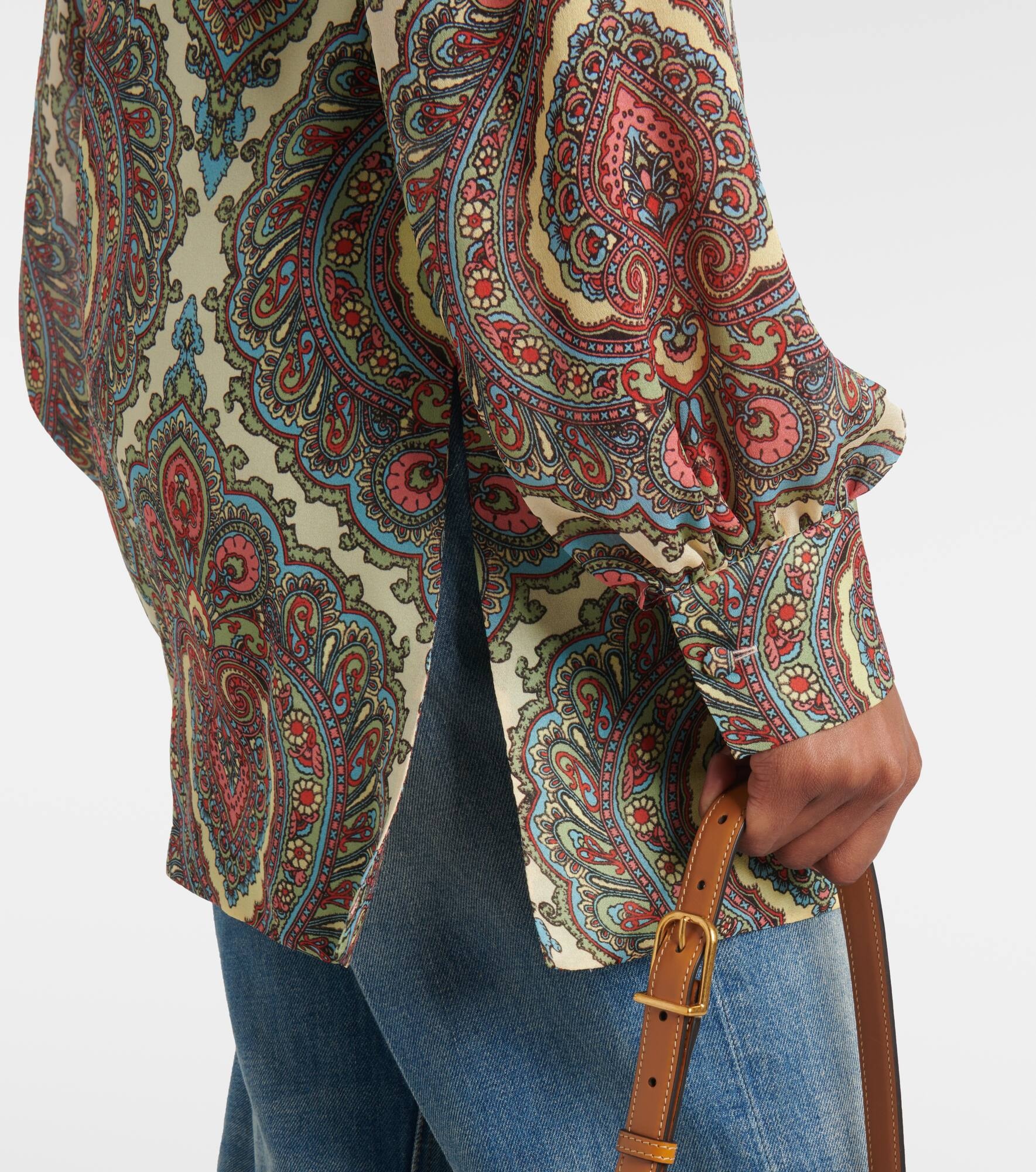 Voyage Imaginaire silk georgette blouse - 5