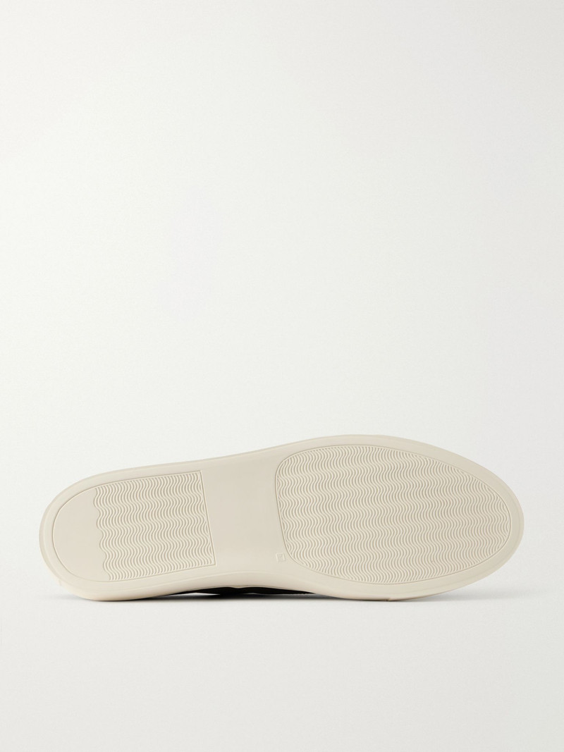 Common Projects Deck Full-Grained Leather Sneakers Brown outlook